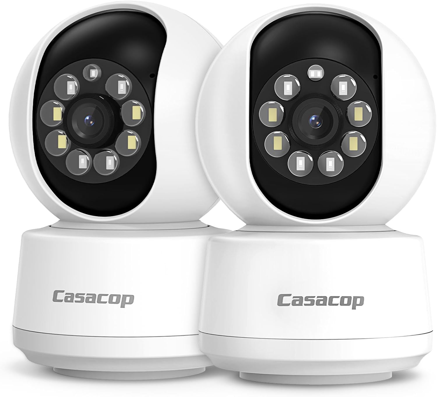 2PCS Smart Security Camera – 2K Home Security Camera, Pan & Tilt 2.4Ghz Indoor IP Camera, with Person, Vehicle, Animal Detection, Phone App 2-Way Audio, Works with Alexa and Google Assistant 2PCS Smart Security Camera – 2K Home Security Camera, Pan & Tilt 2.4Ghz Indoor IP Camera, with Person, Vehicle, Animal Detection, Phone App 2-Way Audio, Works with Alexa and Google Assistant