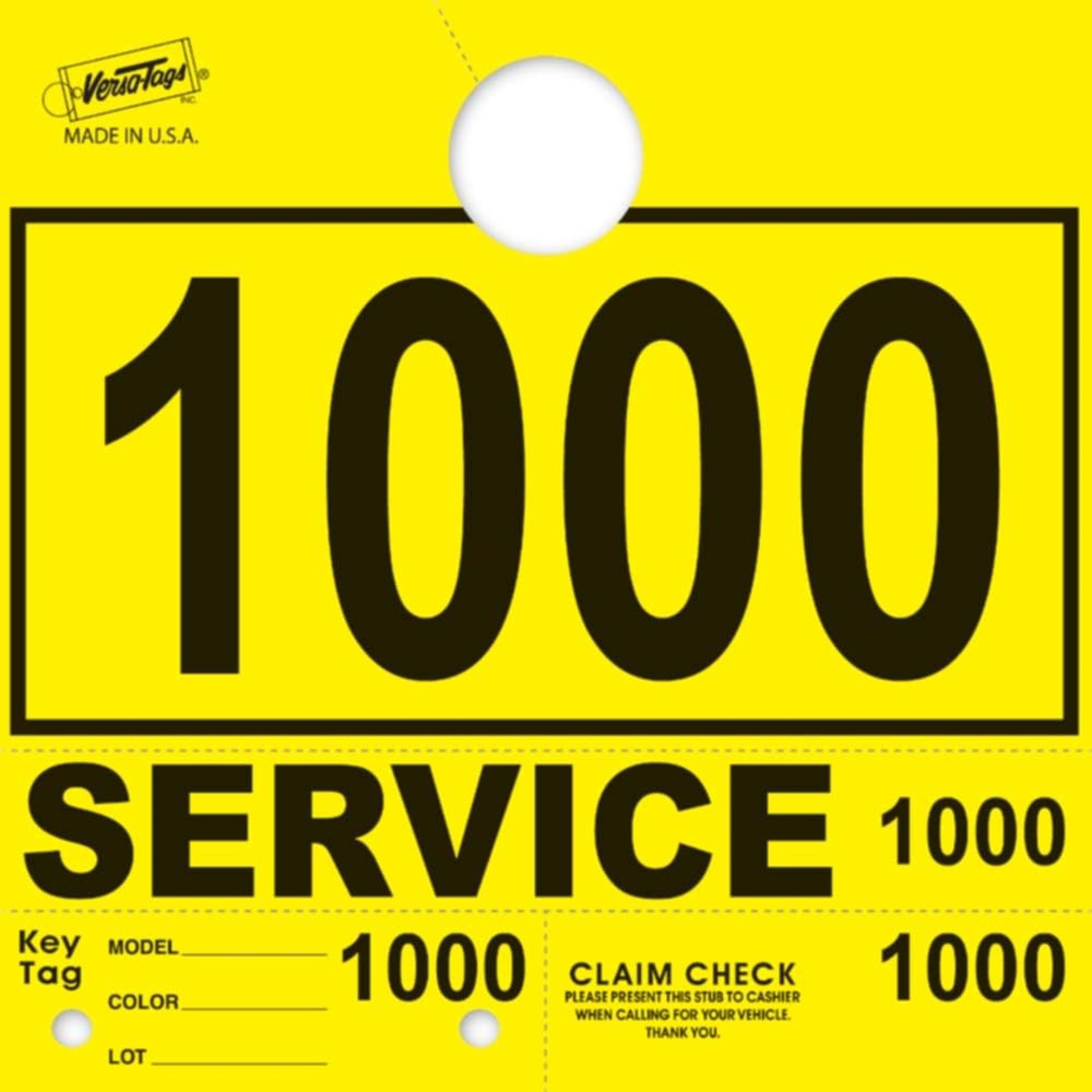 Service Dispatch Numbers RL78 Style Mirror Hang Tags Numbered (Yellow, 1000-1999) Service Dispatch Numbers RL78 Style Mirror Hang Tags Numbered (Yellow, 1000-1999)