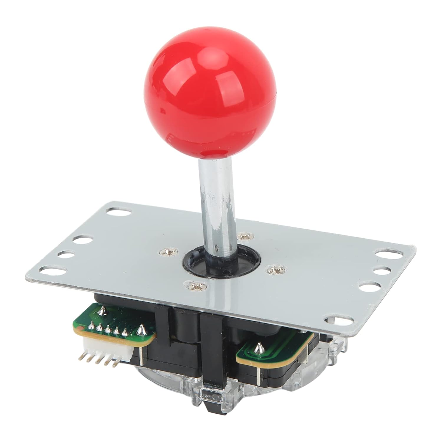 SPYMINNPOO Joystick Gamepad DIY Joystick Game Fighting Stick Replacement Parts Pin Circuit Board with Ball Head (Red) Leisure Sports and Board Games SPYMINNPOO Joystick Gamepad DIY Joystick Game Fighting Stick Replacement Parts Pin Circuit Board with Ball Head (Red) Leisure Sports and Board Games