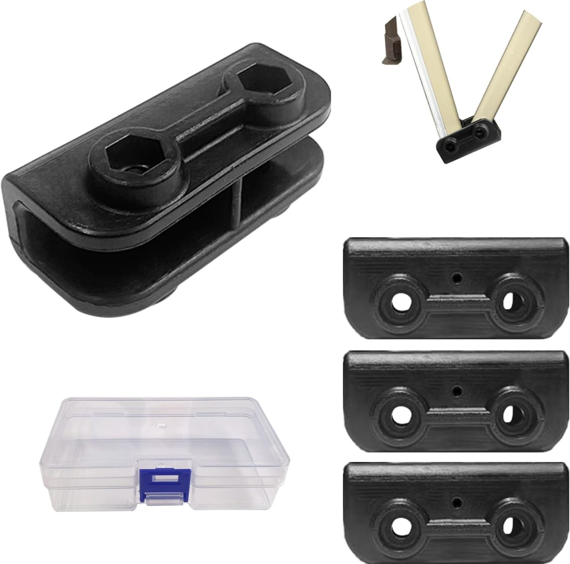 4Pcs 2-Way Pop-up Gazebo Replacement Connector Canopy Tent Replacement Parts Black Rectangular Bracket Truss Connector Canopy Replacement Parts 4Pcs 2-Way Pop-up Gazebo Replacement Connector Canopy Tent Replacement Parts Black Rectangular Bracket Truss Connector Canopy Replacement Parts