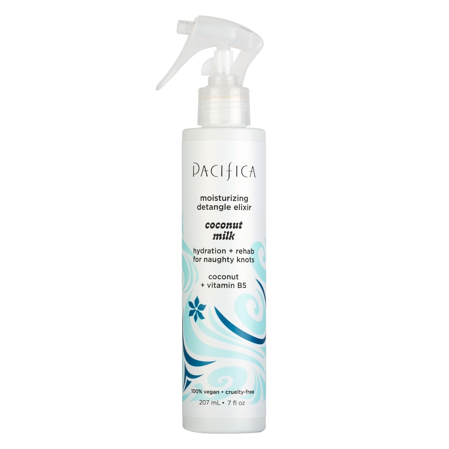 Pacifica Beauty Coconut Milk Detangle Elixir, Detangling Spray & Leave-on Conditioning For Minimizing Breakage, Coconut Scent, Vegan & Cruelty-Free Pacifica Beauty Coconut Milk Detangle Elixir, Detangling Spray & Leave-on Conditioning For Minimizing Breakage, Coconut Scent, Vegan & Cruelty-Free