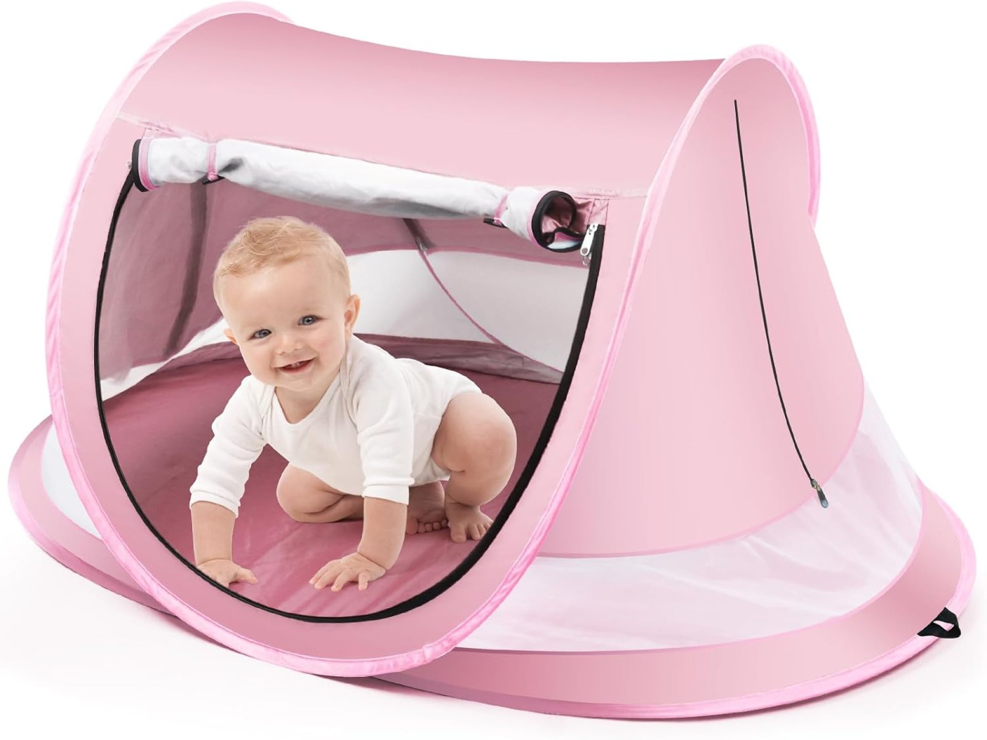 Baby Beach Tent,Large Pop Up Beach Tent Sun Shade for Beach,Portable Baby Travel Tent with Mosquito Net,Indoor Baby Play Tent,UPF 50+ UV Protection Sun Shelters for Infants Baby Beach Tent,Large Pop Up Beach Tent Sun Shade for Beach,Portable Baby Travel Tent with Mosquito Net,Indoor Baby Play Tent,UPF 50+ UV Protection Sun Shelters for Infants