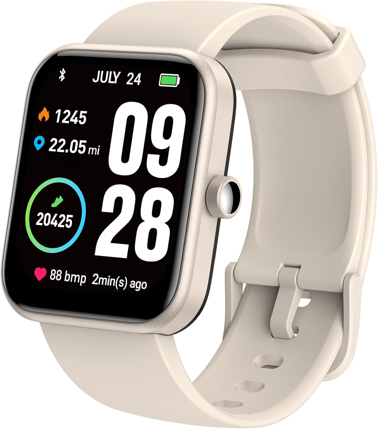 TOZO S2 44mm Smart Watch Alexa Built-in Fitness Tracker with Heart Rate and Blood Oxygen Monitor, Sleep Analyzer 5ATM Waterproof HD Touchscreen for Men Women Compatible with iPhone&Android Champagne TOZO S2 44mm Smart Watch Alexa Built-in Fitness Tracker with Heart Rate and Blood Oxygen Monitor, Sleep Analyzer 5ATM Waterproof HD Touchscreen for Men Women Compatible with iPhone&Android Champagne