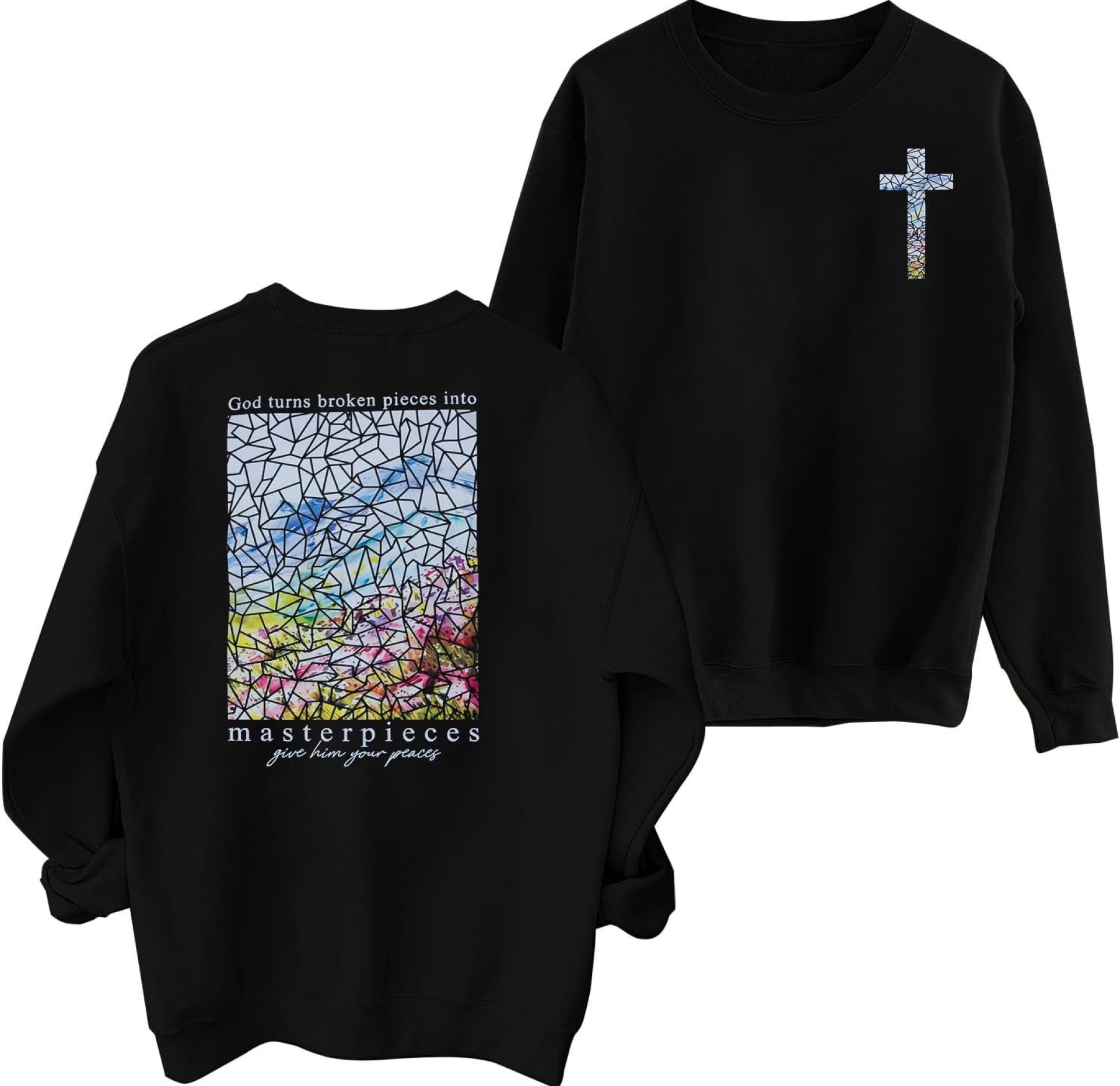 FASHGL Christian Sweatshirt Women Bible Verse Sweatshirts Religious Sayings Pullover Tops Oversized Floral Graphic Shirt FASHGL Christian Sweatshirt Women Bible Verse Sweatshirts Religious Sayings Pullover Tops Oversized Floral Graphic Shirt