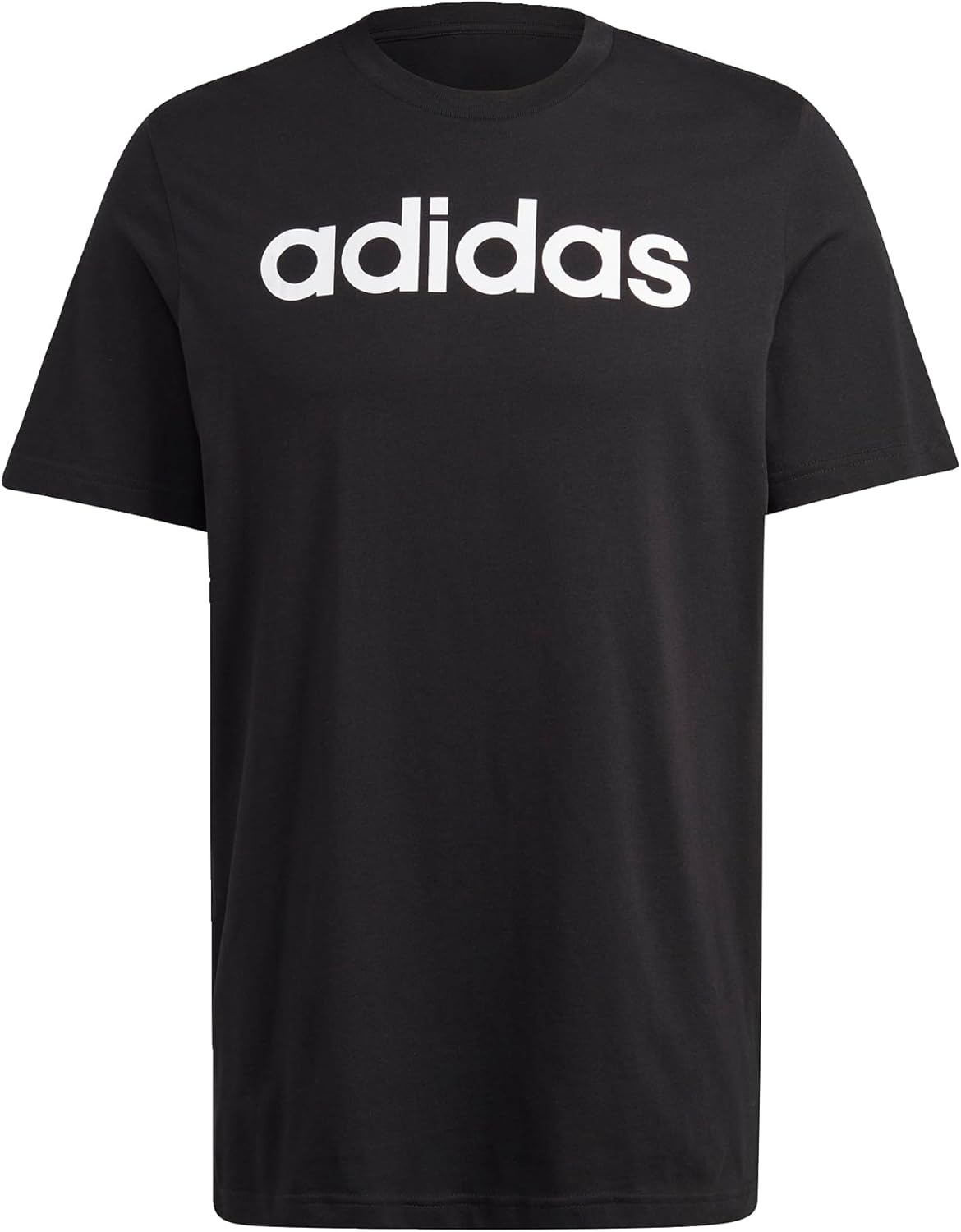 adidas Men’s Essentials Single Jersey Linear Embroidered Logo T-Shirt adidas Men’s Essentials Single Jersey Linear Embroidered Logo T-Shirt