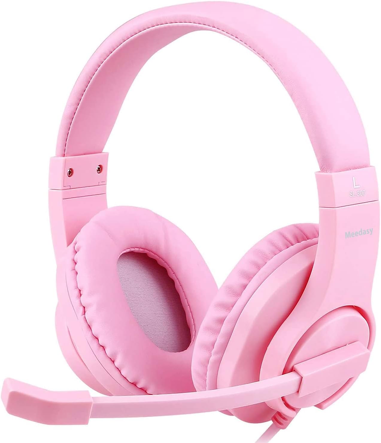 Kids Adults Over-Ear Gaming Headphone for Xbox One, Bass Surrounding Stereo, PS4 Gaming Headset with Microphone and Volume Control for Laptop, PC, Wired Noise Isolation (Pink) Kids Adults Over-Ear Gaming Headphone for Xbox One, Bass Surrounding Stereo, PS4 Gaming Headset with Microphone and Volume Control for Laptop, PC, Wired Noise Isolation (Pink)