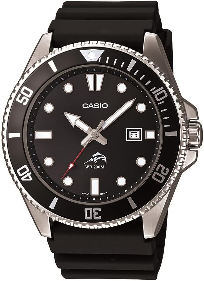 Casio MDV106 Series | Unisex Analog Watch | 200M WR | Stainless Steel Case | Resin Band | 2 Hand Analog (HR, Min, SEC) | Date Display | Screw Down Crown/Screw Down Caseback | 3 Year Battery Casio MDV106 Series | Unisex Analog Watch | 200M WR | Stainless Steel Case | Resin Band | 2 Hand Analog (HR, Min, SEC) | Date Display | Screw Down Crown/Screw Down Caseback | 3 Year Battery