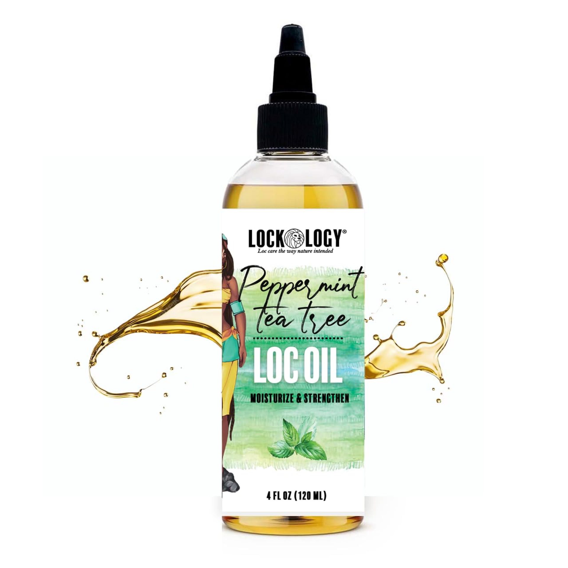 Peppermint Tea Tree Loc Oil for Dreads & Locs – Natural Dreadlock Hair Products, Black Owned Peppermint Tea Tree Loc Oil for Dreads & Locs – Natural Dreadlock Hair Products, Black Owned