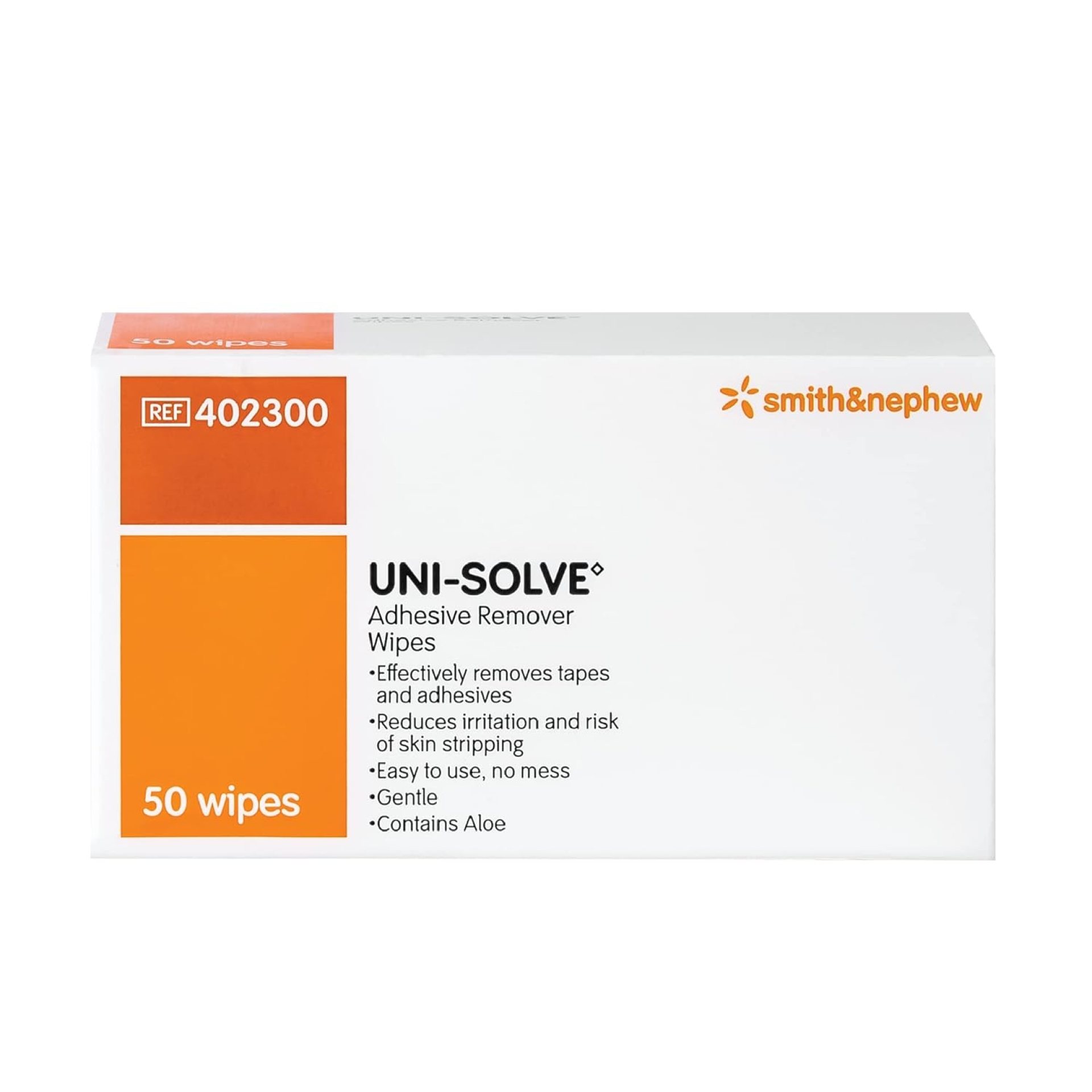 Uni Solve 402300 Adhesive Remover Wipe, Pack of 50 Uni Solve 402300 Adhesive Remover Wipe, Pack of 50