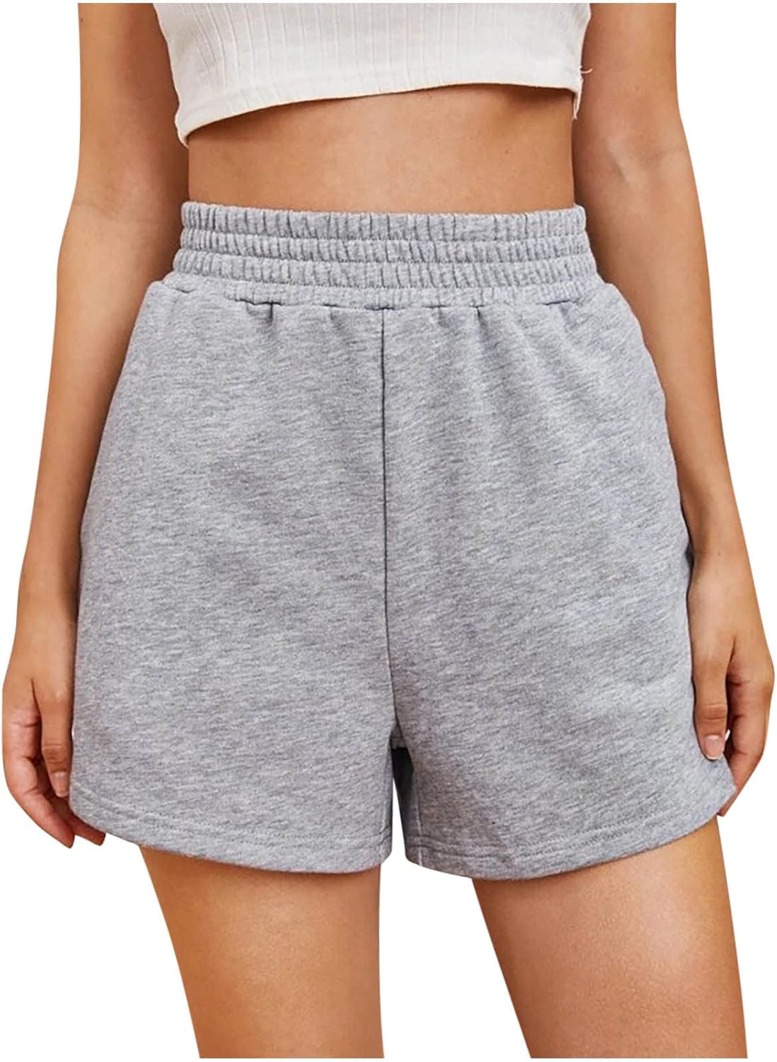 Shorts for Women Casual Athletic Stretch High Waist Solid Sweat Shorts Loose Comfy Lightweight Workout Running Shorts Shorts for Women Casual Athletic Stretch High Waist Solid Sweat Shorts Loose Comfy Lightweight Workout Running Shorts