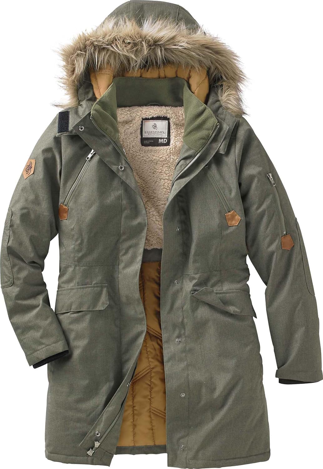 Legendary Whitetails Women’s Waterproof Anchorage Parka Winter Coat with Durable Removable Hood Legendary Whitetails Women’s Waterproof Anchorage Parka Winter Coat with Durable Removable Hood