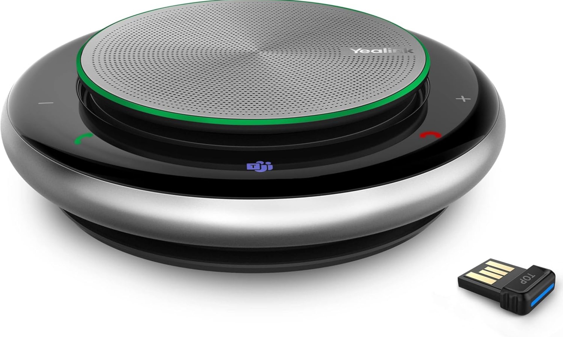 Yealink Bluetooth Speakerphone Conference Microphone Teams-Certified CP900 Enhanced Noise Reduction Algorithm Home Office 360° Voice Pickup Yealink Bluetooth Speakerphone Conference Microphone Teams-Certified CP900 Enhanced Noise Reduction Algorithm Home Office 360° Voice Pickup