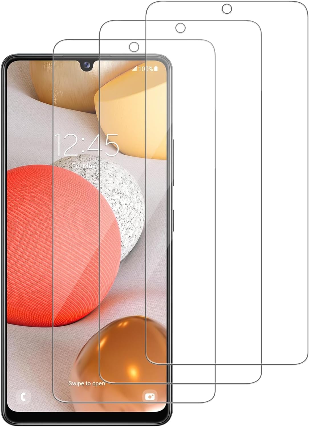 3 Pack for Samsung Galaxy A42 5G Tempered Glass Screen Protector, Scratch-Proof, Bubble-Free,HD Transparent, 9H Hardness,Bubble Free,Case Friendly 3 Pack for Samsung Galaxy A42 5G Tempered Glass Screen Protector, Scratch-Proof, Bubble-Free,HD Transparent, 9H Hardness,Bubble Free,Case Friendly