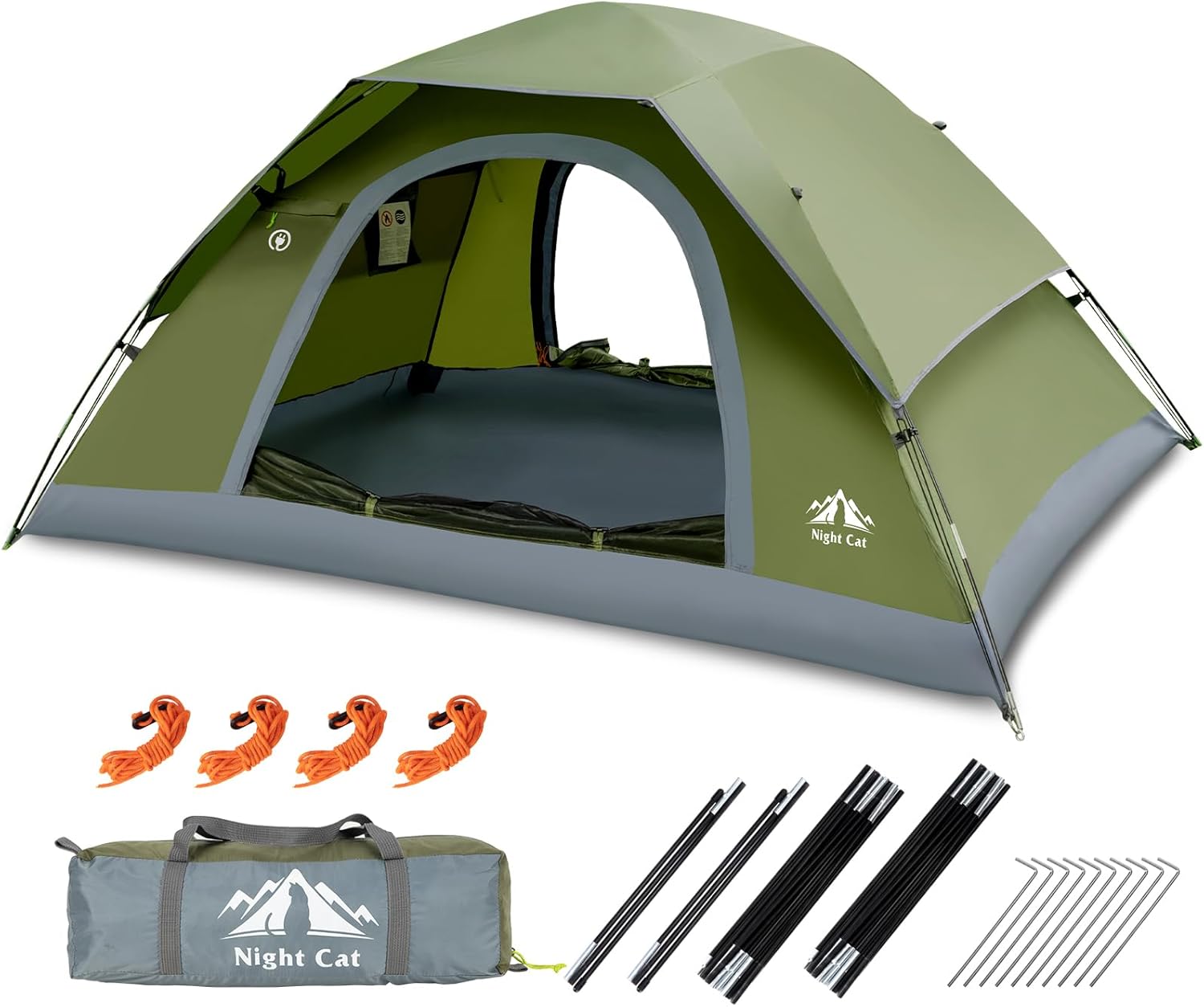 Night Cat Upgraded Backpacking Tents 1 2 Persons Easy Clip Setup Camping Tent Adults Scouts Heavy Rainproof Compact Lightweight Night Cat Upgraded Backpacking Tents 1 2 Persons Easy Clip Setup Camping Tent Adults Scouts Heavy Rainproof Compact Lightweight