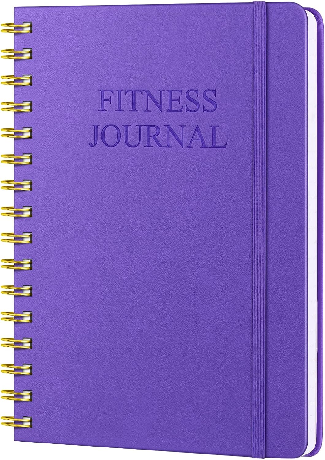 Fitness Journal-Workout Journal for Women & Men, Hard Cover Leather Fitness Planner, Workout Log Book With Gym Goals, Calendar, Progress Tracker, A5-5.7″ x 8.3″ – Purple Fitness Journal-Workout Journal for Women & Men, Hard Cover Leather Fitness Planner, Workout Log Book With Gym Goals, Calendar, Progress Tracker, A5-5.7″ x 8.3″ – Purple