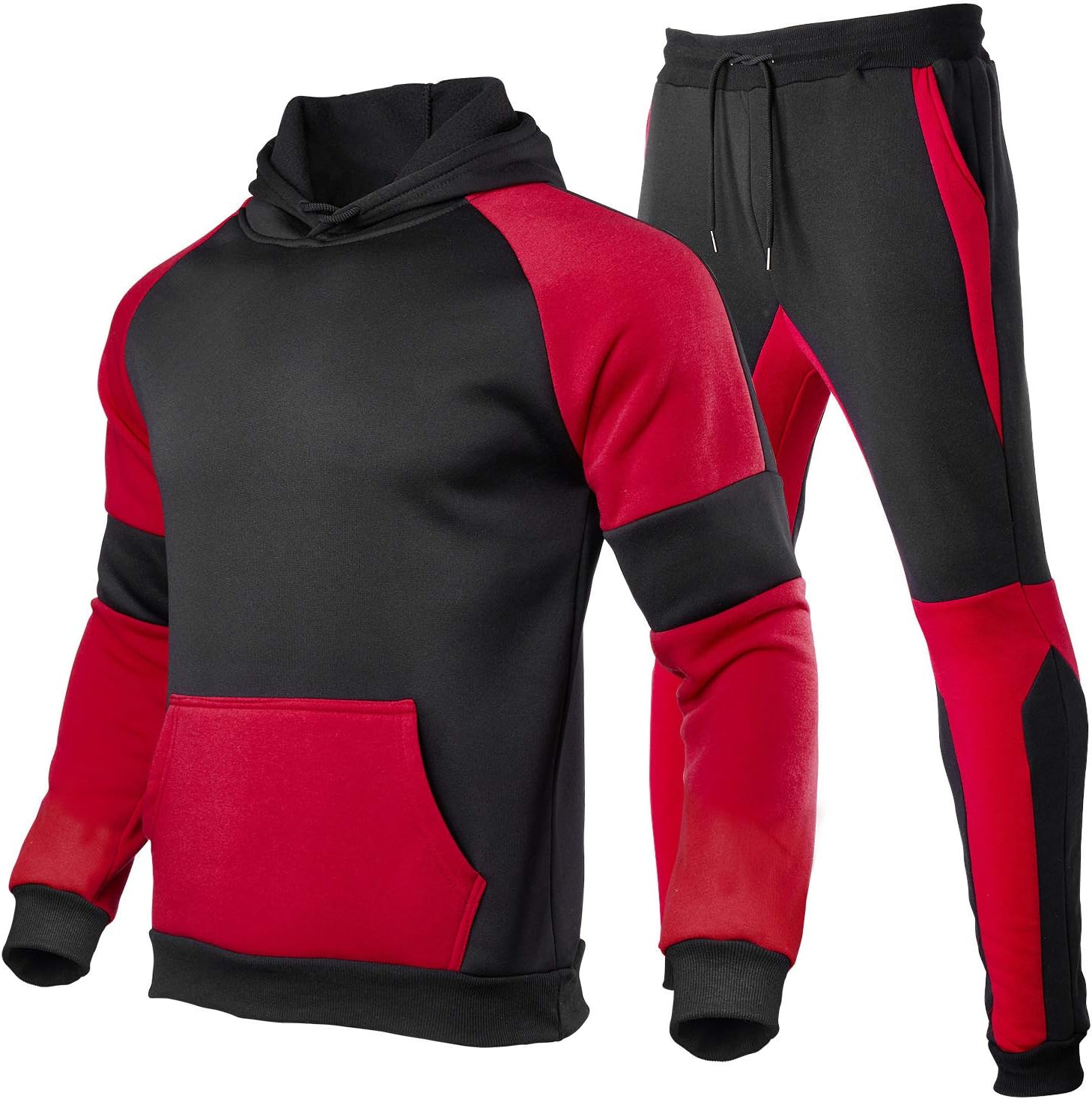 HHGKED Men’s Track Suits 2 Piece Set Active Jogging Suits Long Sleeve Sweatsuits Casual Outfits HHGKED Men’s Track Suits 2 Piece Set Active Jogging Suits Long Sleeve Sweatsuits Casual Outfits