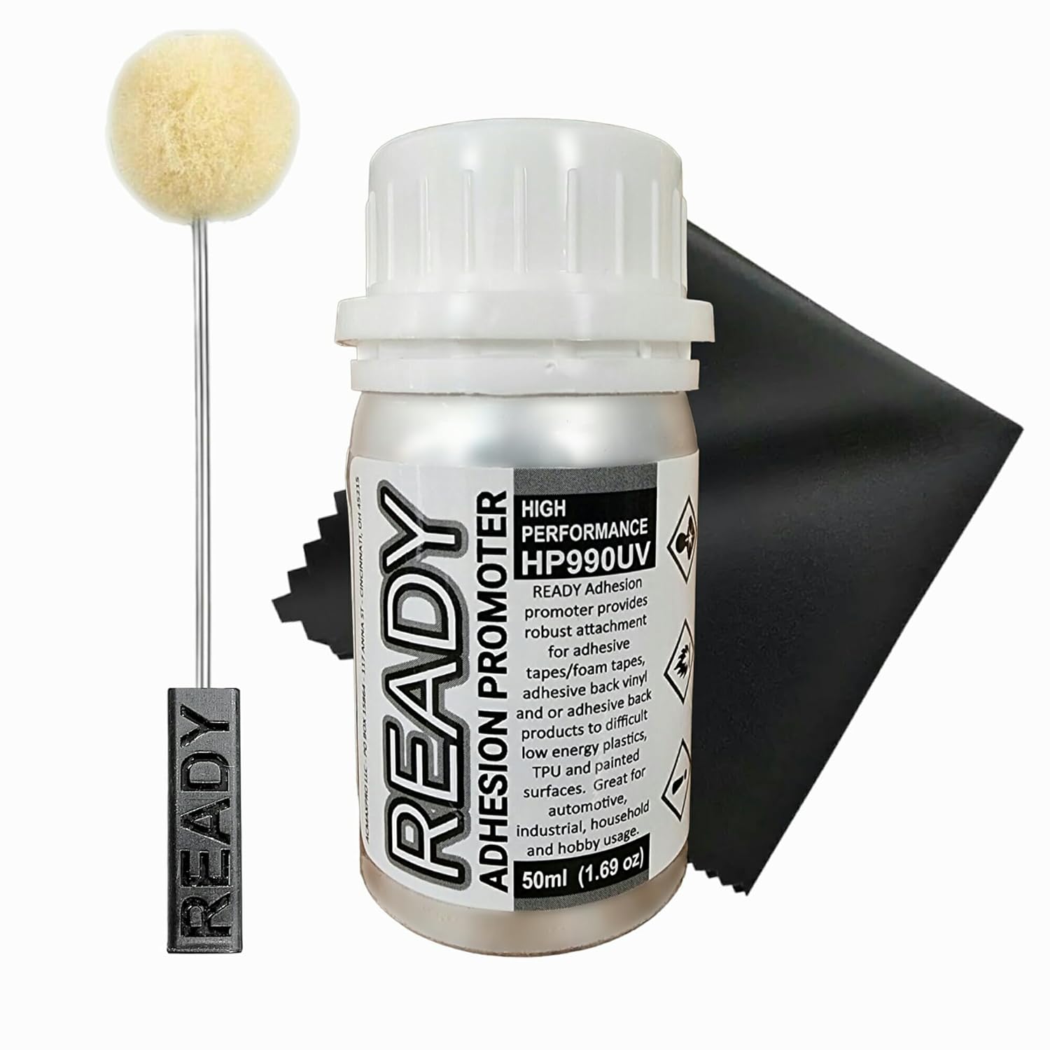 Ready High Performance Adhesion Promoter for Automotive, Industrial and Home, 50ml Bottle, HP990UV Ready High Performance Adhesion Promoter for Automotive, Industrial and Home, 50ml Bottle, HP990UV