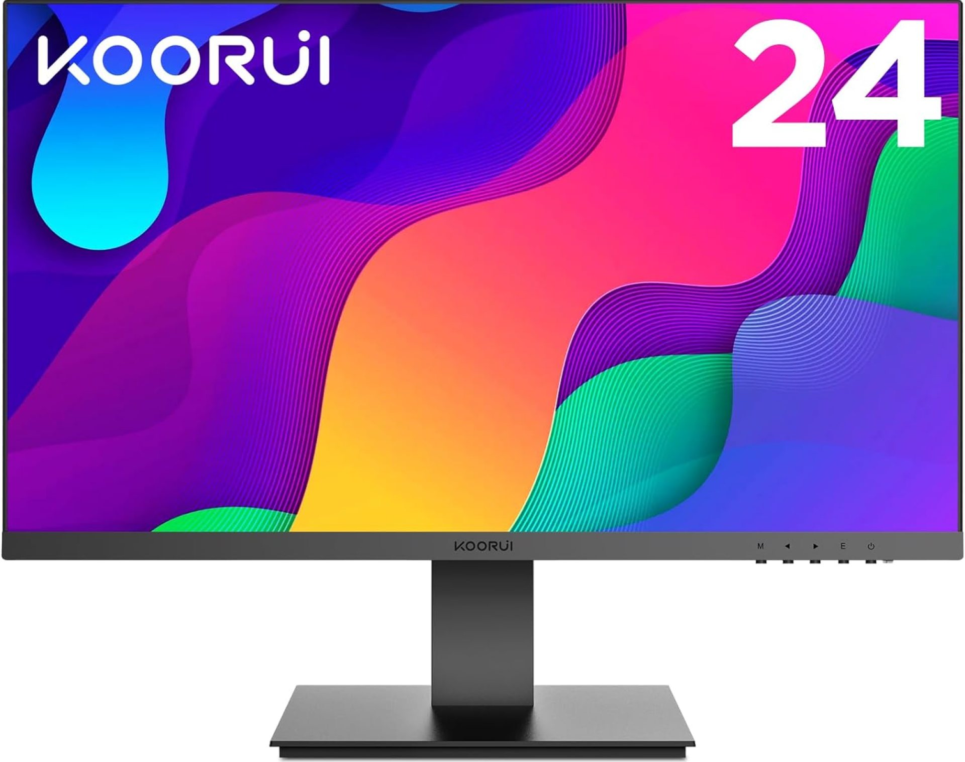 KOORUI 24 inch Gaming Monitor,100Hz Computer Monitor, Built-in Speakers,FHD 1080P 99% sRGB,FreeSync&G-Sync Compatible, HDMI&VGA, 75x 75mm VESA Mountable, Eye Care and Ergonomic Tilt Adjustment KOORUI 24 inch Gaming Monitor,100Hz Computer Monitor, Built-in Speakers,FHD 1080P 99% sRGB,FreeSync&G-Sync Compatible, HDMI&VGA, 75x 75mm VESA Mountable, Eye Care and Ergonomic Tilt Adjustment