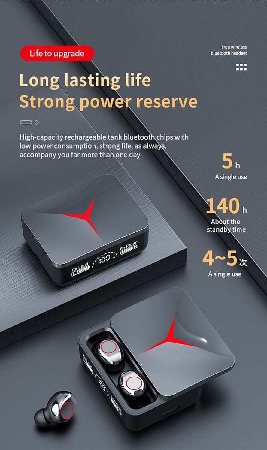 Gaming Headset Bluetooth Earphone with Mic Bass Audio Stereo HiFi TWS True M90 Wireless Earbuds Sports LED Headphones auriculare Gaming Headset Bluetooth Earphone with Mic Bass Audio Stereo HiFi TWS True M90 Wireless Earbuds Sports LED Headphones auriculare