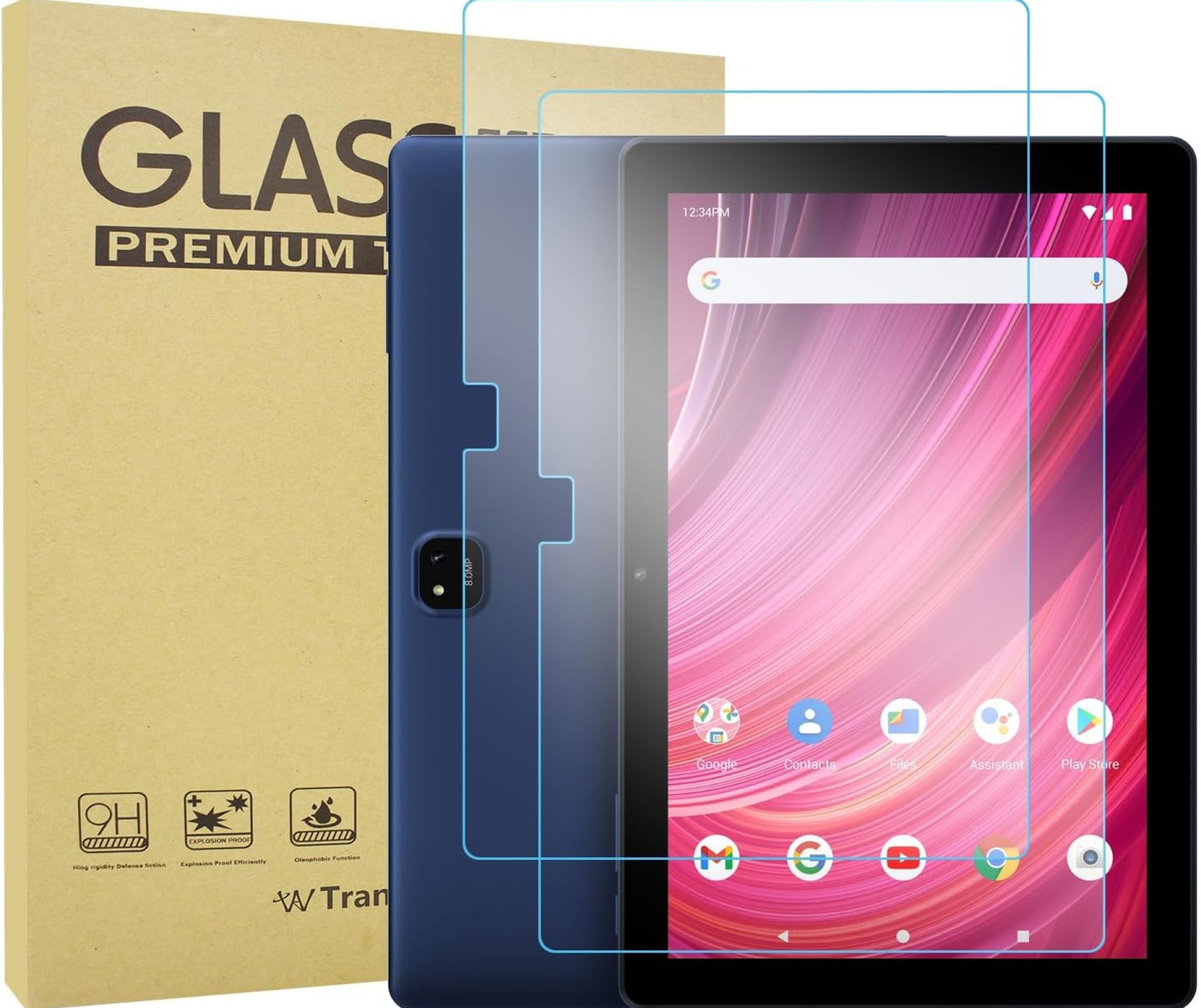 (for BLU M10L Pro M0214UU Tablet, Rear Middle Camera) 2PCS Tempered Glass Screen Protector for BLU Smartphones M10L Pro Tablet 10.1 Inch (Check the Second Image) (for BLU M10L Pro M0214UU Tablet, Rear Middle Camera) 2PCS Tempered Glass Screen Protector for BLU Smartphones M10L Pro Tablet 10.1 Inch (Check the Second Image)