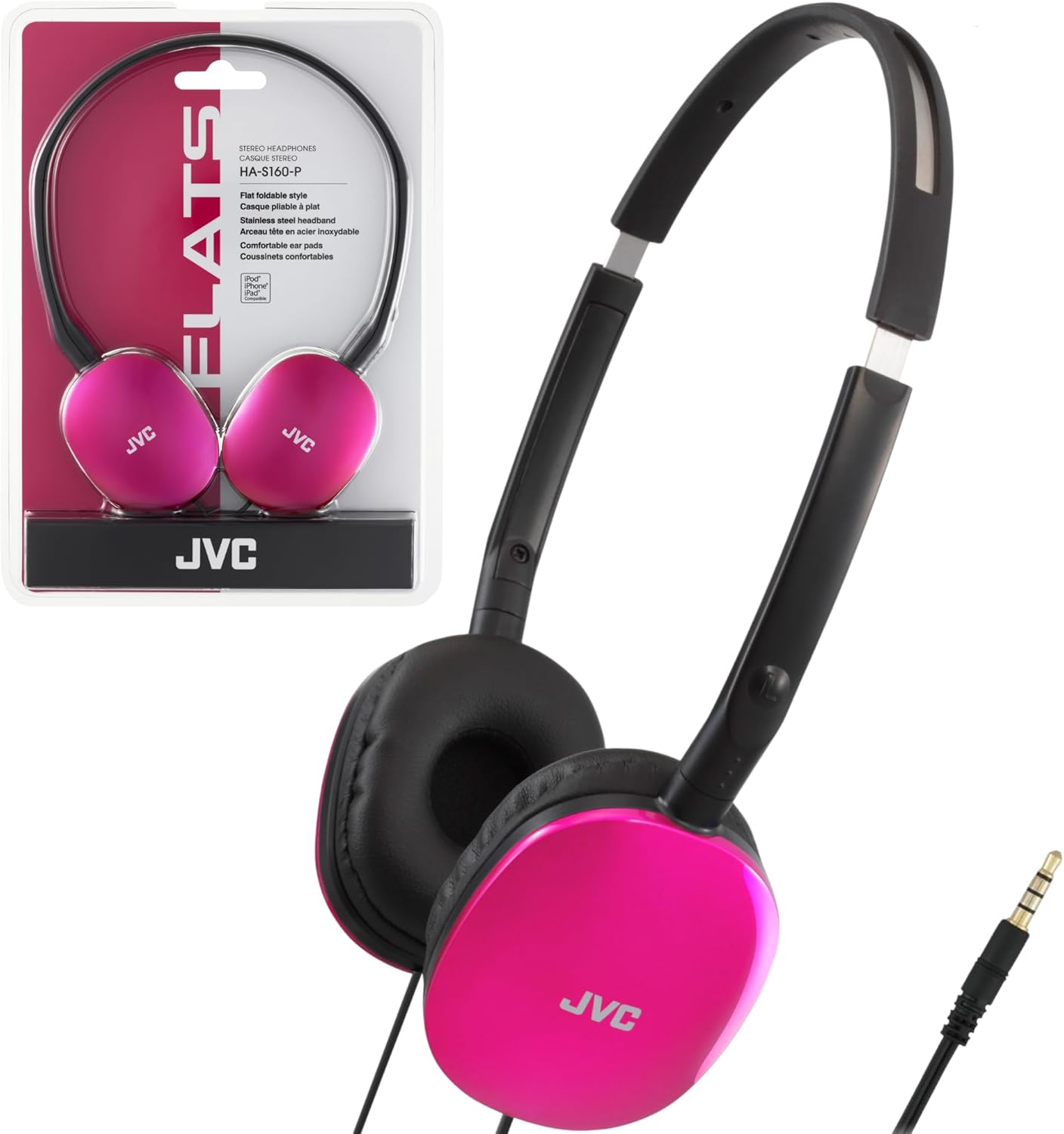 JVC HAS160P Headphones, One Size JVC HAS160P Headphones, One Size
