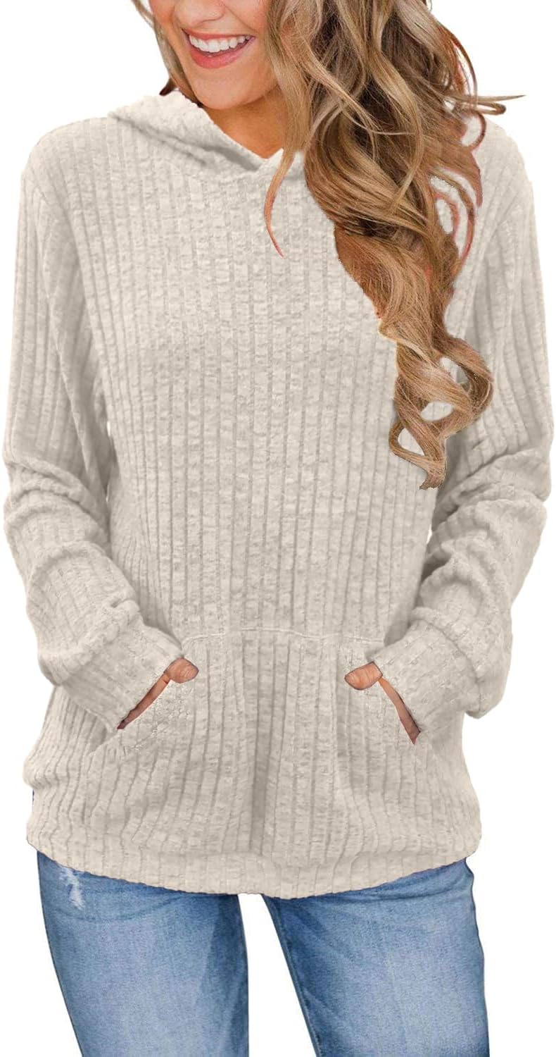 Womens Long Sleeve Shirts Kangaroo Pocket Fashion Hoodies Fall Pullover Sweatshirts Womens Long Sleeve Shirts Kangaroo Pocket Fashion Hoodies Fall Pullover Sweatshirts
