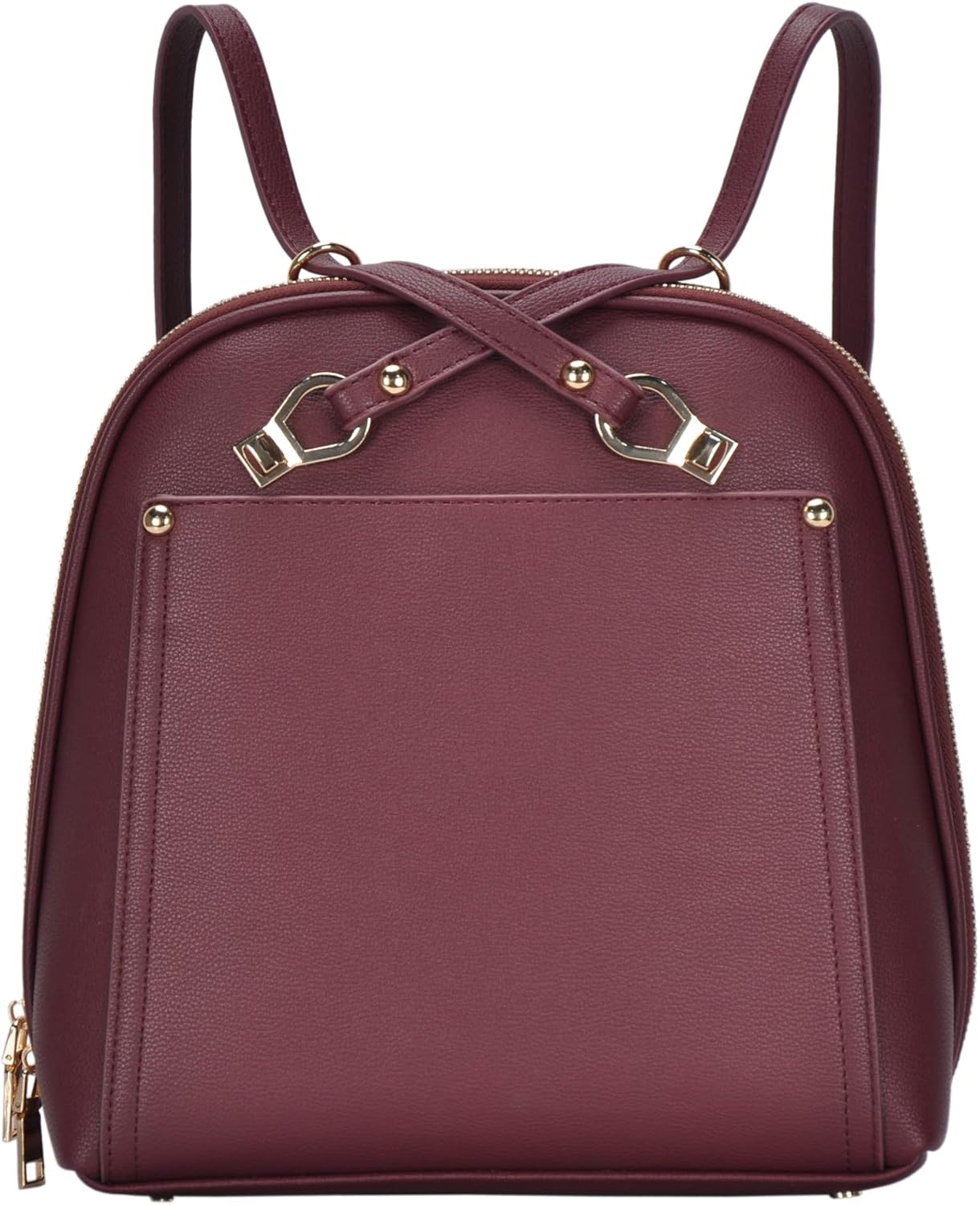 Miztique The Daisy Convertible Backpack Purse for Women (Berry) | Soft Vegan Leather Shoulder Strap Bag or Convertible Backpack | 10.5in x 4in x 11.5in | Miztique The Daisy Convertible Backpack Purse for Women (Berry) | Soft Vegan Leather Shoulder Strap Bag or Convertible Backpack | 10.5in x 4in x 11.5in |