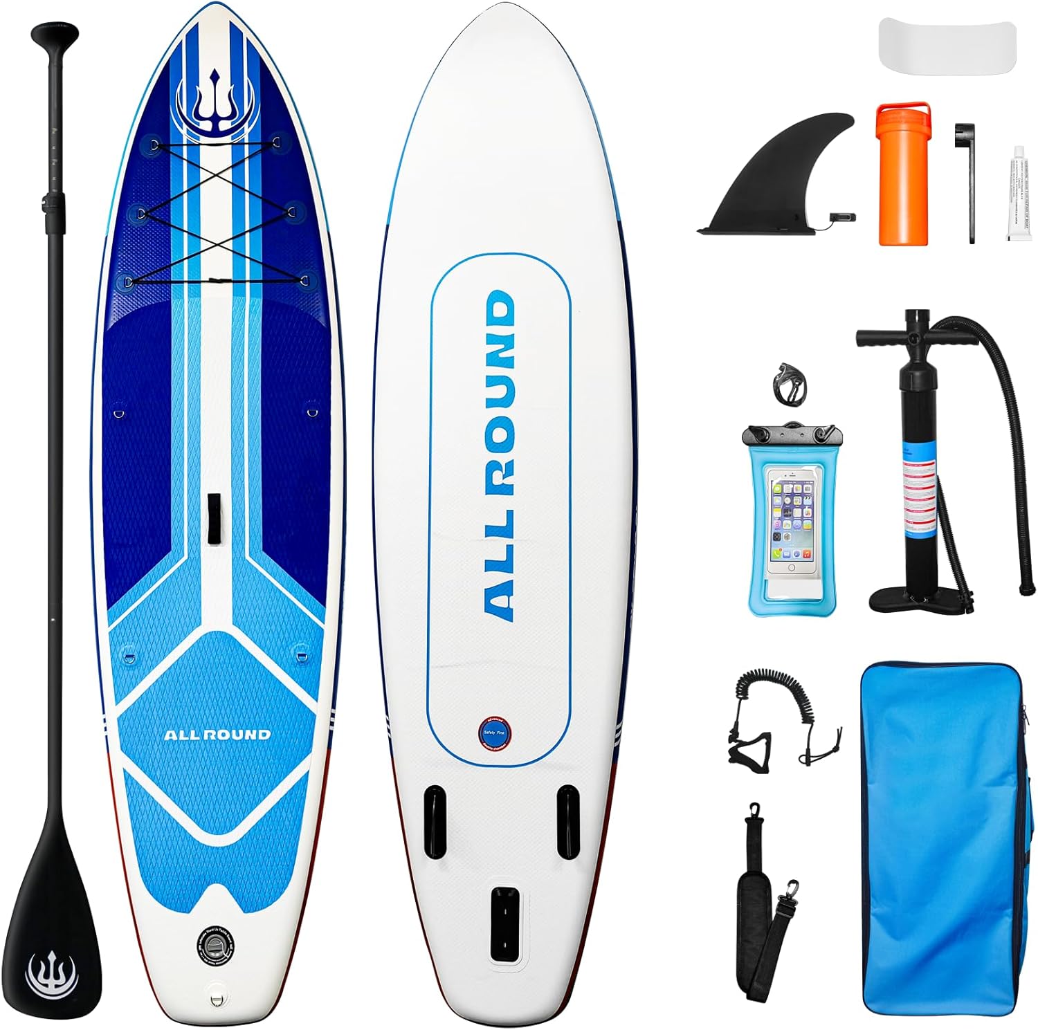 350LBs Inflatable Stand Up Paddle Board, 10’6″×33″×6″, 11FT Non-Slip Comfort Deck, Complete Accessories – Adjustable Paddle, Pump, Bag Included for Youth & Adults, Blue, Yellow, Red, Light Cyan 350LBs Inflatable Stand Up Paddle Board, 10’6″×33″×6″, 11FT Non-Slip Comfort Deck, Complete Accessories – Adjustable Paddle, Pump, Bag Included for Youth & Adults, Blue, Yellow, Red, Light Cyan