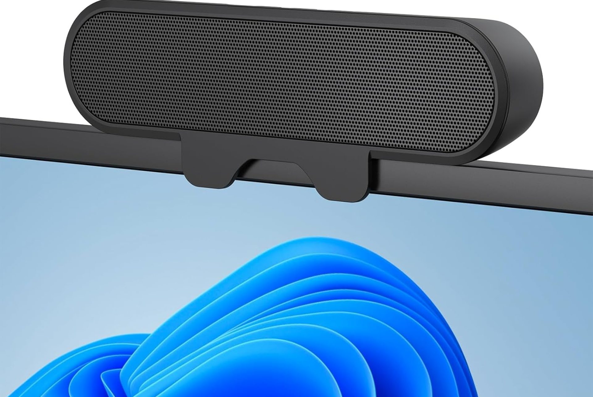 Inwa Computer Speakers for Desktop PC, USB Monitor Speaker Bar with Clip-On, Wired Desk Speakers with HD Stereo Loud Sound, Laptop Speaker Mini Sound Bar, Easily Clamps to Monitor Inwa Computer Speakers for Desktop PC, USB Monitor Speaker Bar with Clip-On, Wired Desk Speakers with HD Stereo Loud Sound, Laptop Speaker Mini Sound Bar, Easily Clamps to Monitor