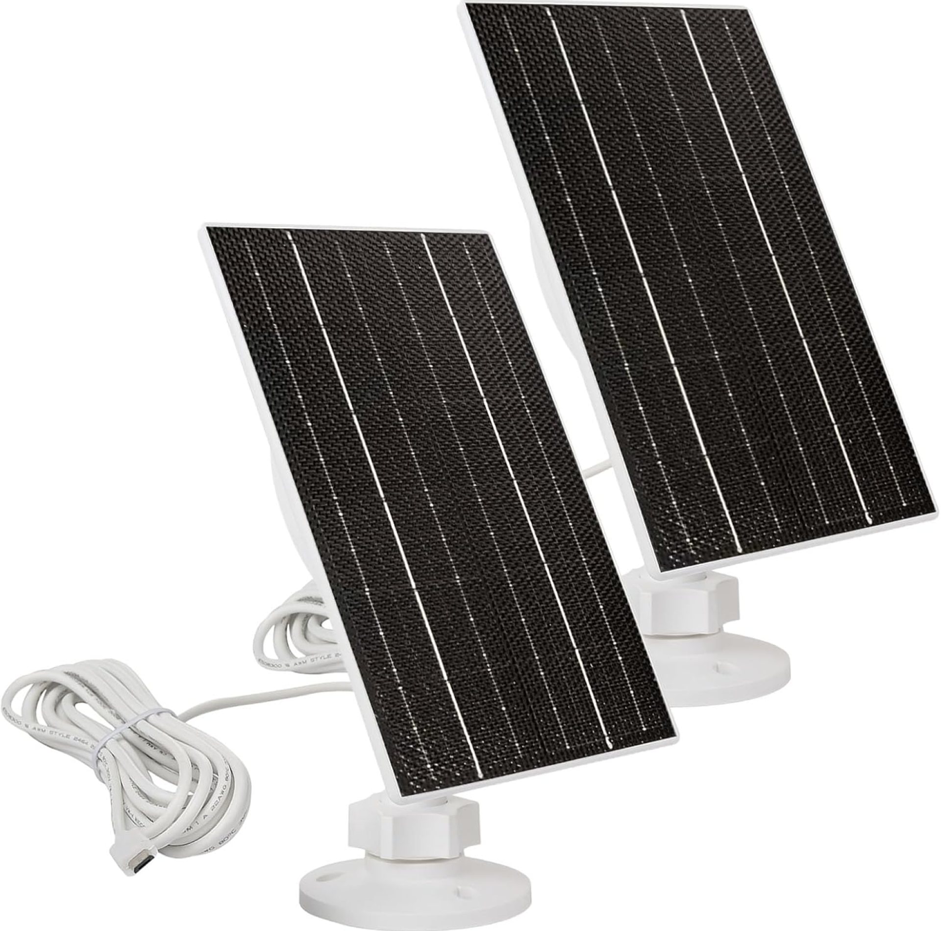 Zivif 4W Solar Panel for Security Camera, USB Solar Panel for Camera, Solar Panel Charger for Rechargeable Battery Security Camera, Solar Charger for Security Camera (2 Pack) Zivif 4W Solar Panel for Security Camera, USB Solar Panel for Camera, Solar Panel Charger for Rechargeable Battery Security Camera, Solar Charger for Security Camera (2 Pack)