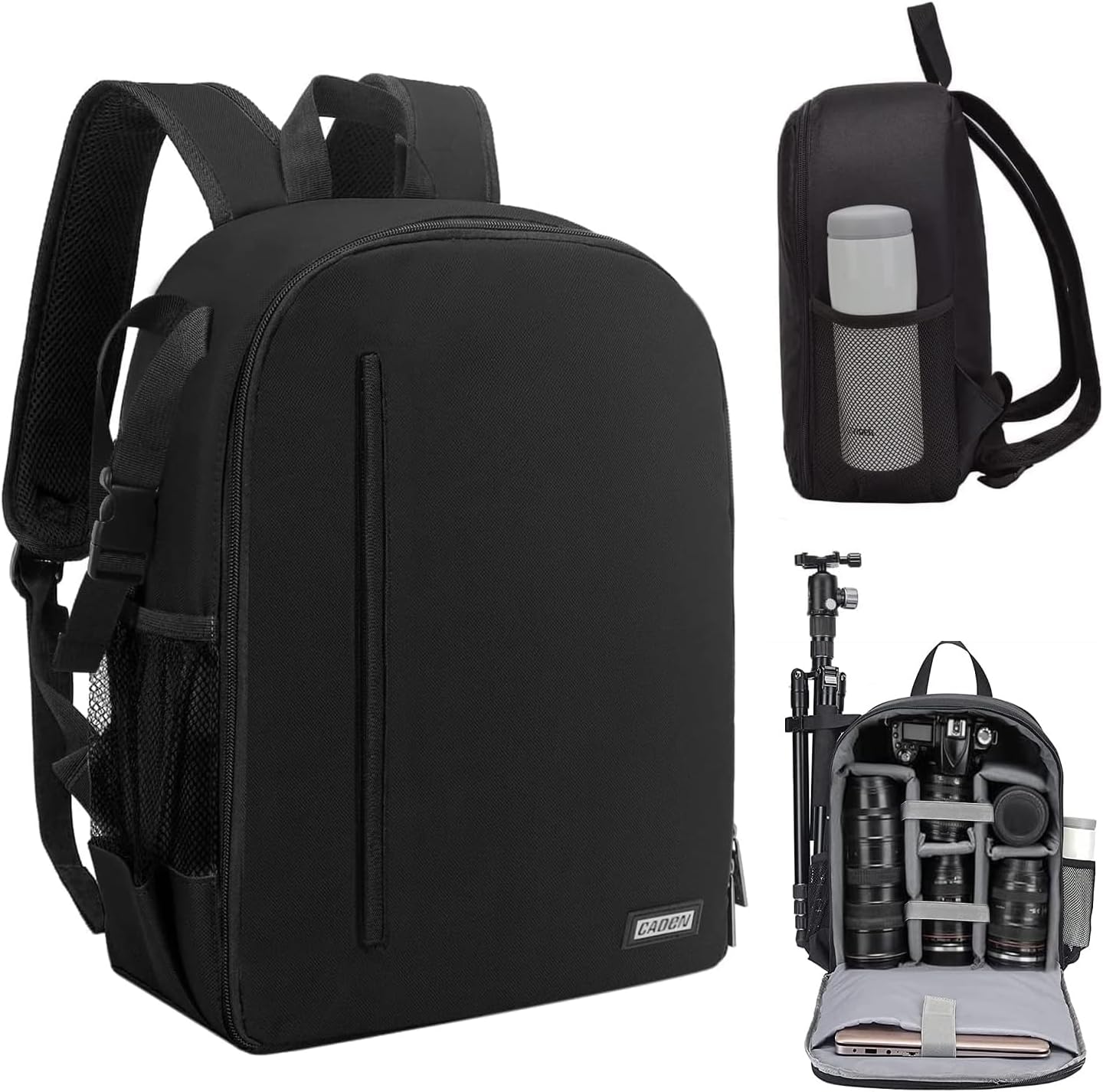 CADeN Camera Backpack Bag Professional for DSLR/SLR Mirrorless Camera Waterproof, Camera Case Compatible for Sony Canon Nikon CADeN Camera Backpack Bag Professional for DSLR/SLR Mirrorless Camera Waterproof, Camera Case Compatible for Sony Canon Nikon