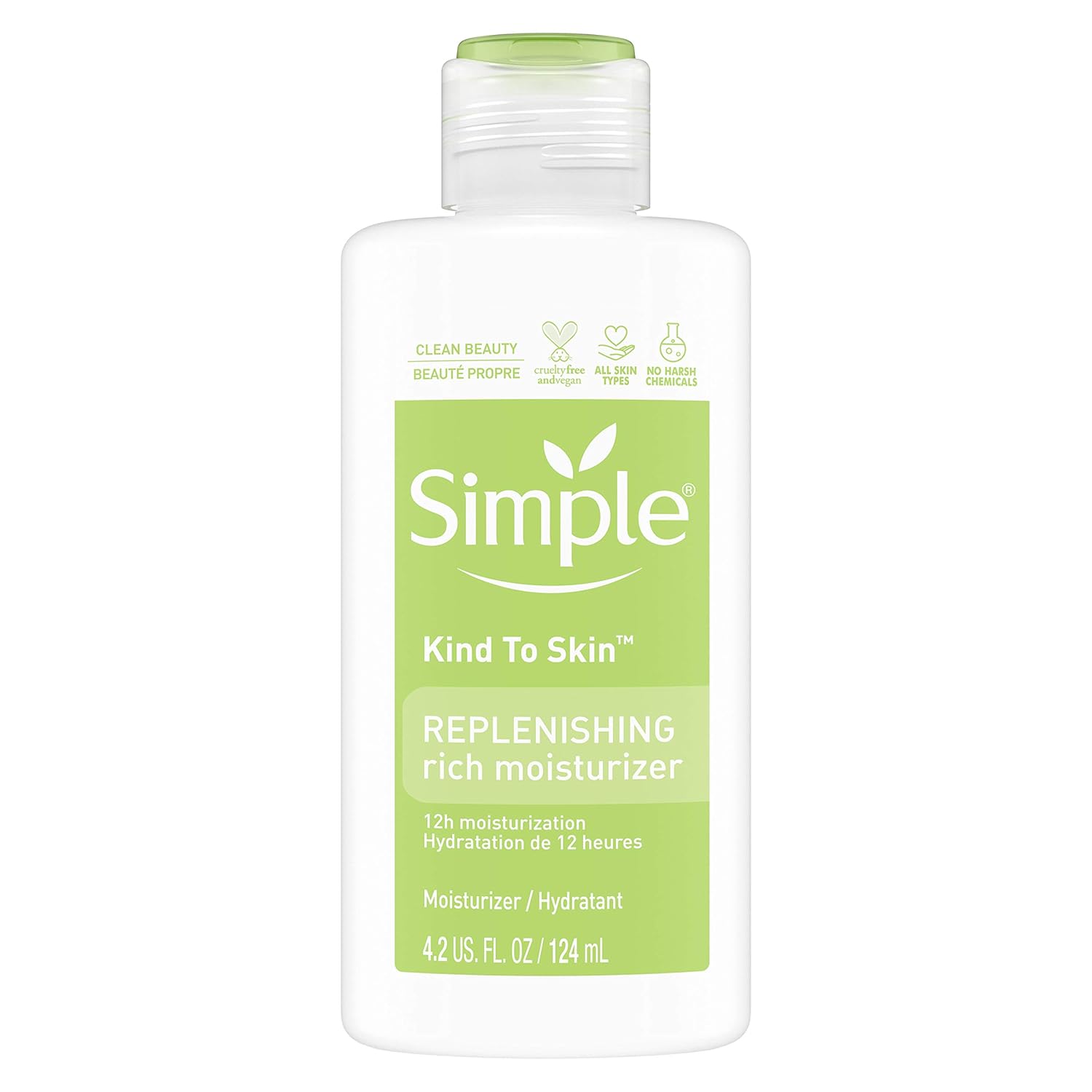 Simple Kind to Skin Face Moisturizer For Sensitive Skin Replenishing Rich 12-Hour Moisturization for All Skin Types 4.2 oz Simple Kind to Skin Face Moisturizer For Sensitive Skin Replenishing Rich 12-Hour Moisturization for All Skin Types 4.2 oz