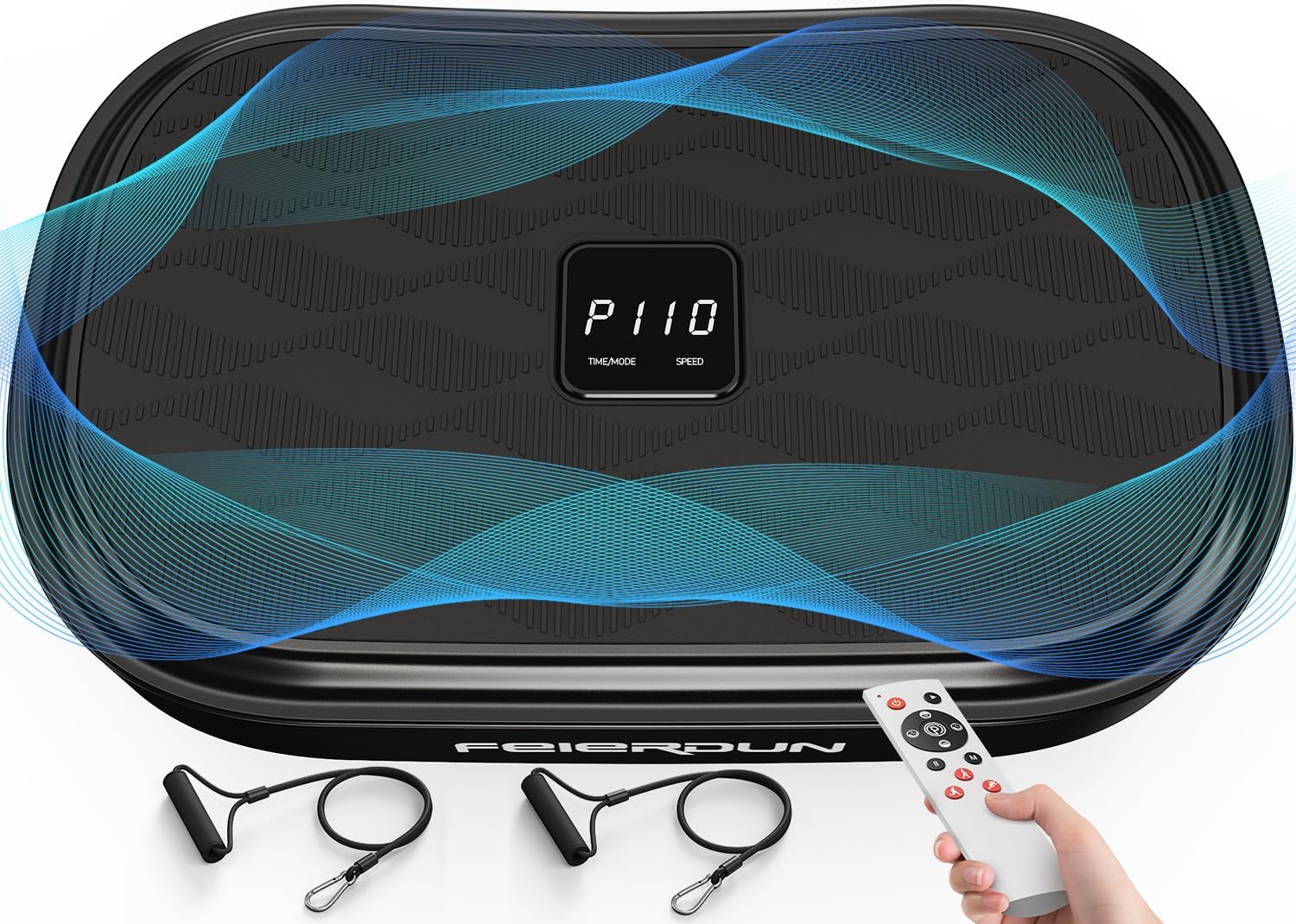 FEIERDUN Vibration Plate Exercise Machine, Whole Body Workout Vibrate Fitness Platform, 9 Modes Vibration Plate for Lymphatic Drainage Weight Loss Shaping Toning Wellness Home Gyms Workout FEIERDUN Vibration Plate Exercise Machine, Whole Body Workout Vibrate Fitness Platform, 9 Modes Vibration Plate for Lymphatic Drainage Weight Loss Shaping Toning Wellness Home Gyms Workout