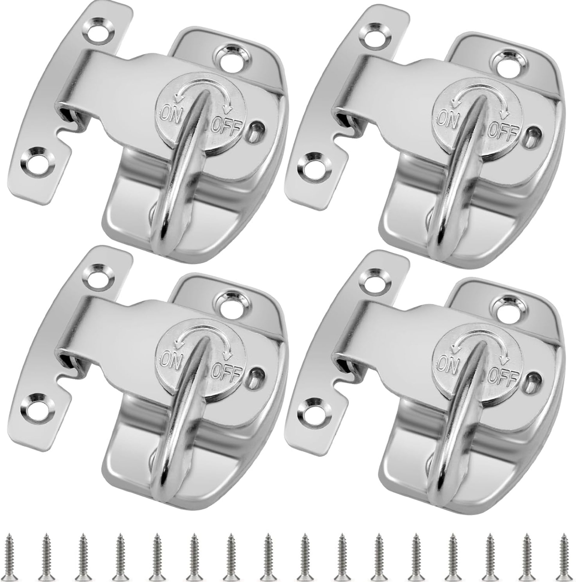 4Pcs Align-N-Lock Dining Table Locks, Heavy Duty Metal Spring Dining Training Table Leaf Latches Connectors Hardware for Table Leaf/Extension Tables/Computer Workstations/Conference Tables (Silver) 4Pcs Align-N-Lock Dining Table Locks, Heavy Duty Metal Spring Dining Training Table Leaf Latches Connectors Hardware for Table Leaf/Extension Tables/Computer Workstations/Conference Tables (Silver)