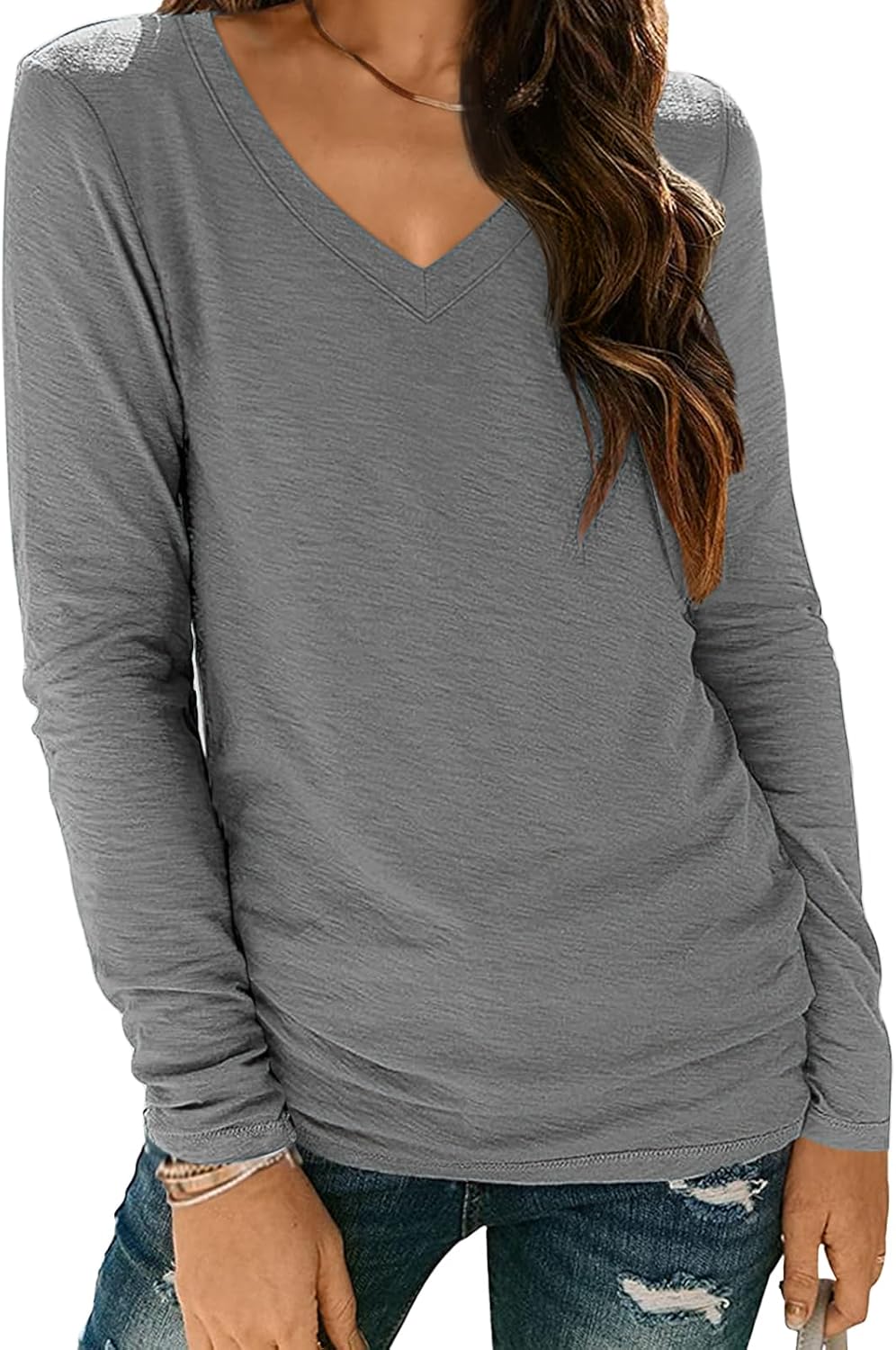 AUTOMET Womens Long Sleeve Shirts V Neck Casual Tops Loose Dressy Basic Fall Fashion Trendy Outfits Winter Clothes AUTOMET Womens Long Sleeve Shirts V Neck Casual Tops Loose Dressy Basic Fall Fashion Trendy Outfits Winter Clothes