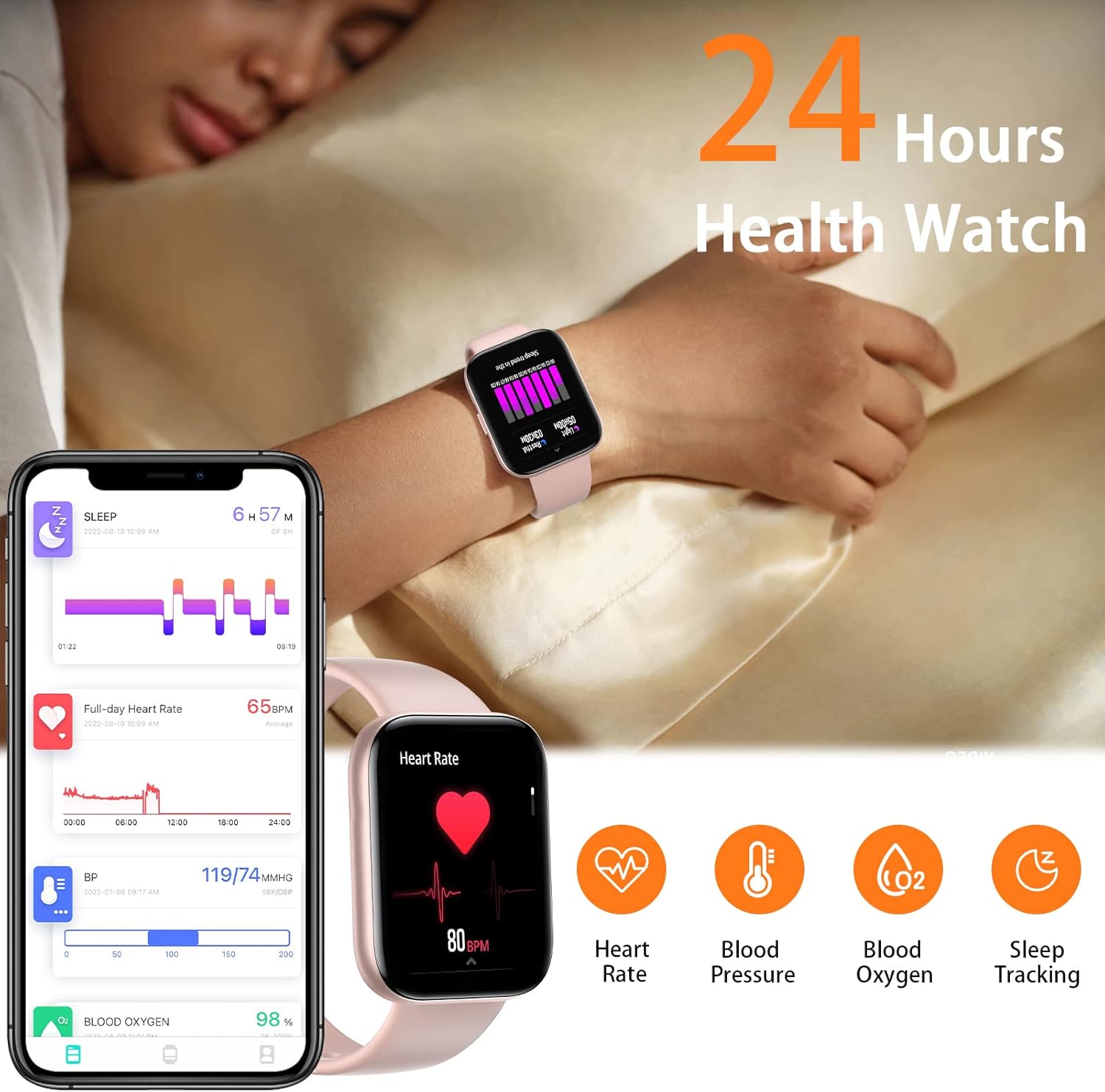 ANCwear Smart Watch for Men Women with 1.78″ Touch Screen, 24 Sports Modes, 24/7 Real-Time Health Monitor Multi-Sport Smartwatch, IP68 Waterproof, Fitness Tracker Watch ANCwear Smart Watch for Men Women with 1.78″ Touch Screen, 24 Sports Modes, 24/7 Real-Time Health Monitor Multi-Sport Smartwatch, IP68 Waterproof, Fitness Tracker Watch