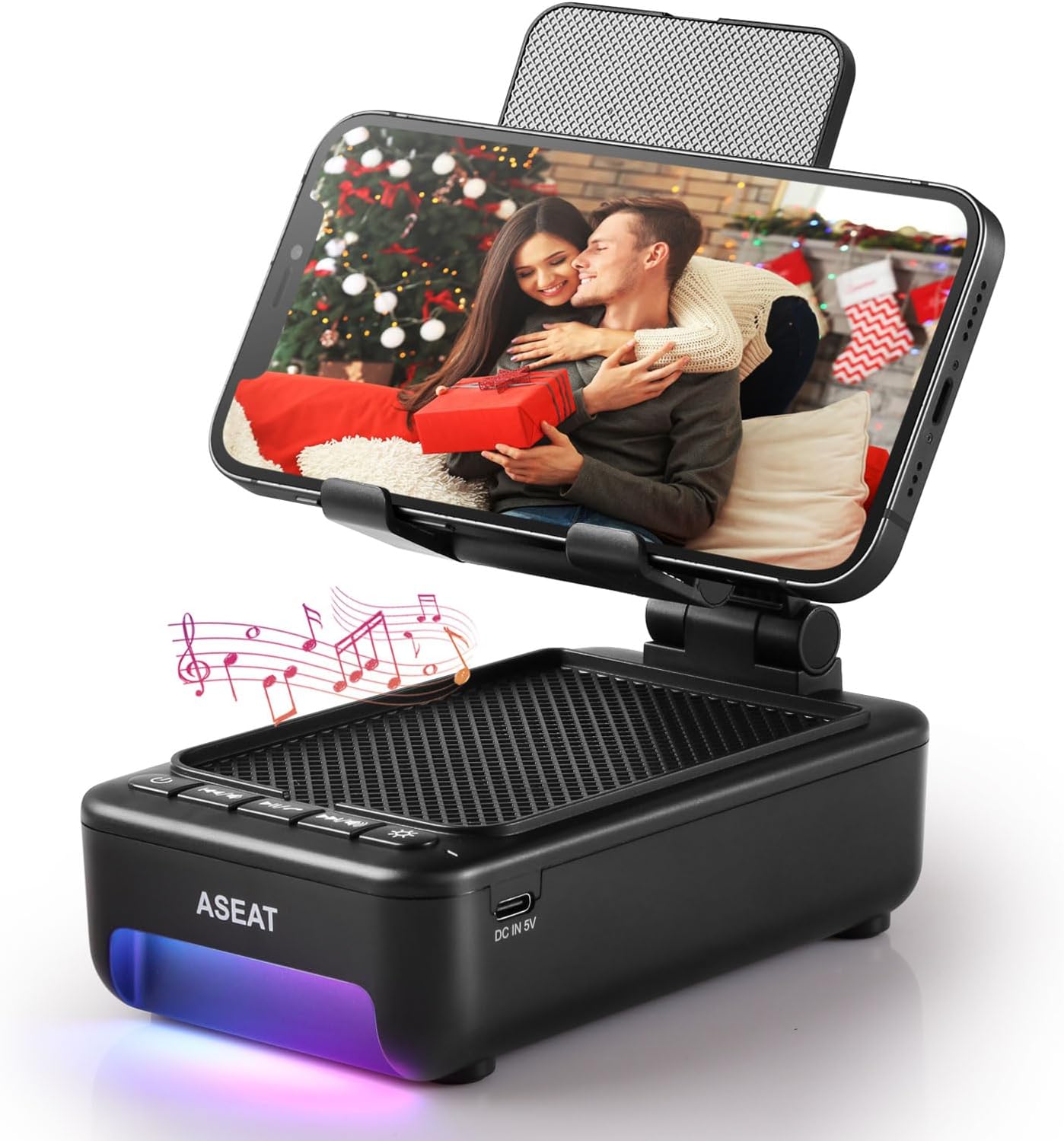 Gifts for Men Him, Cell Phone Stand with Bluetooth Speaker&Led Color Changing Light, Unique Gifts for Women Dad Her Husband, Birthday Gifts for Men Gifts for Men Him, Cell Phone Stand with Bluetooth Speaker&Led Color Changing Light, Unique Gifts for Women Dad Her Husband, Birthday Gifts for Men
