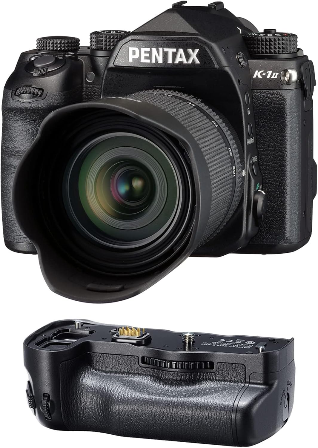 Pentax K-1 Mark II DSLR Camera with 28-105mm Lens Bundle with D-BG6 Battery Grip for K-1 DSLR Cameras (2 Items) Pentax K-1 Mark II DSLR Camera with 28-105mm Lens Bundle with D-BG6 Battery Grip for K-1 DSLR Cameras (2 Items)