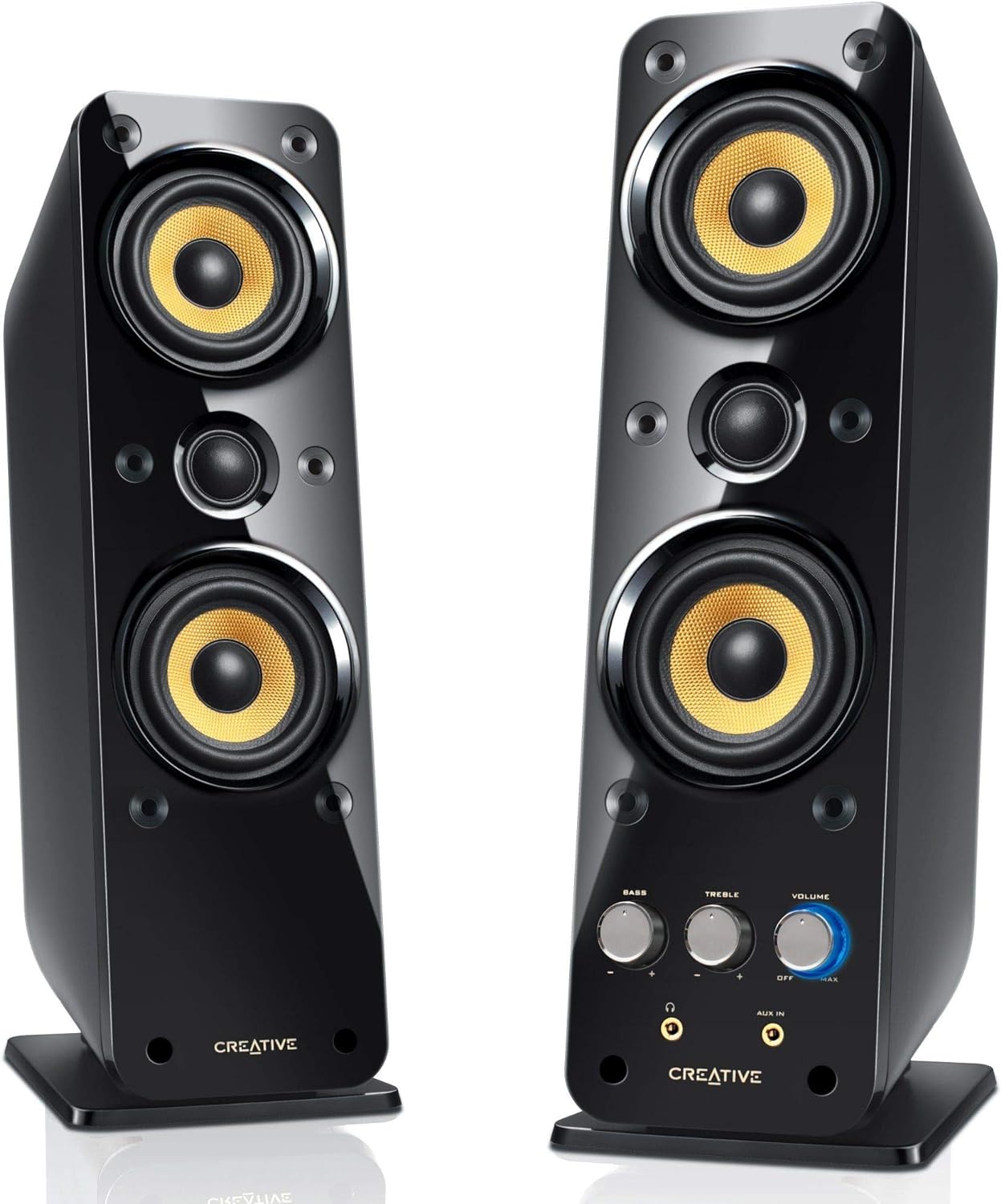 Creative GigaWorks T40 Series II 2.0 Multimedia Speaker System with BasXPort Technology, Black Creative GigaWorks T40 Series II 2.0 Multimedia Speaker System with BasXPort Technology, Black