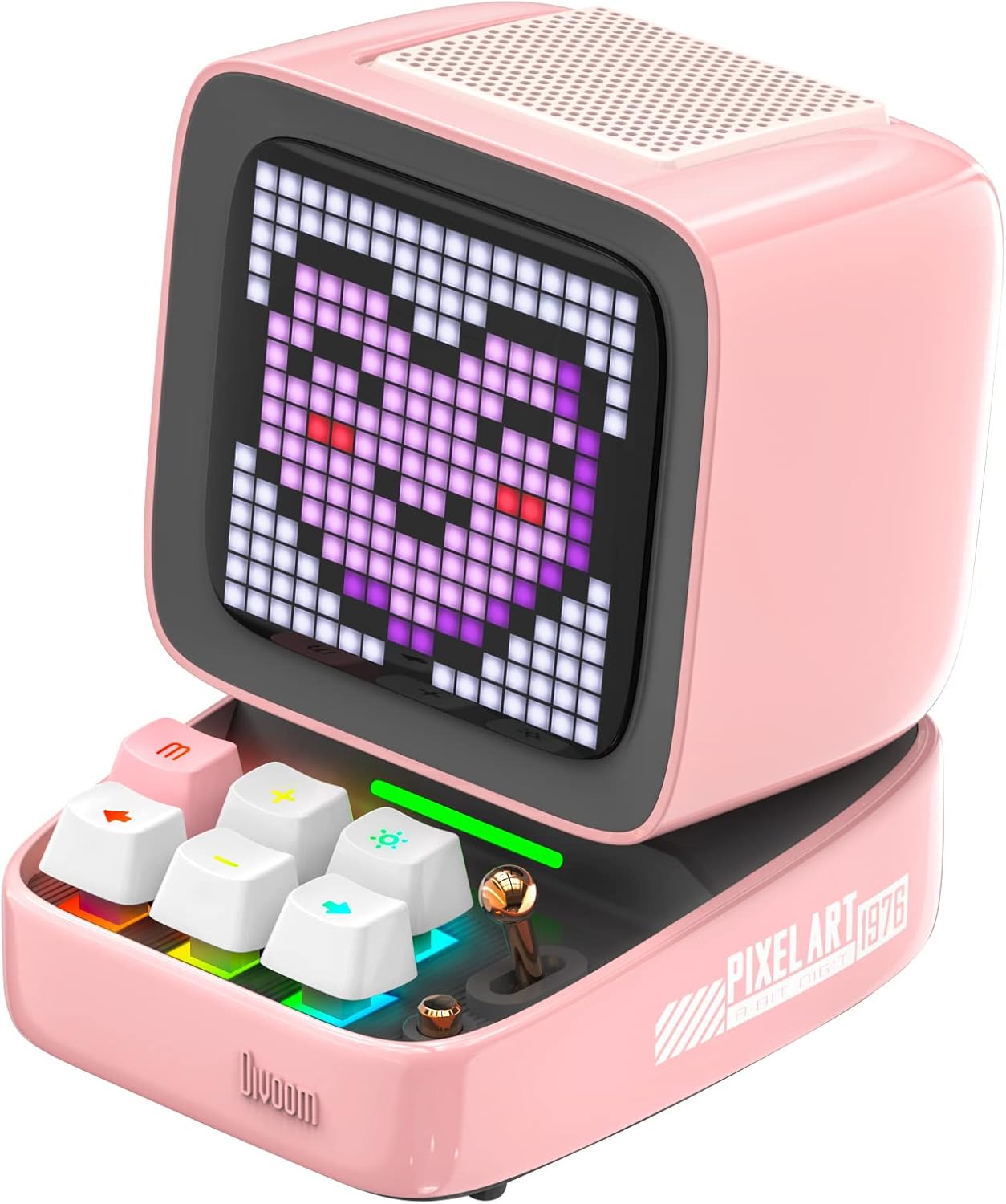 Divoom Ditoo Retro Pixel Art Game Bluetooth Speaker with 16X16 LED App Controlled Front Screen (Pink) Divoom Ditoo Retro Pixel Art Game Bluetooth Speaker with 16X16 LED App Controlled Front Screen (Pink)