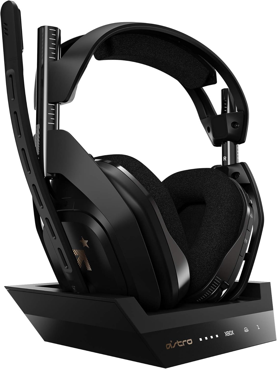 ASTRO Gaming A50 Wireless + Base Station for Xbox One & PC – Black/Gold (Renewed) ASTRO Gaming A50 Wireless + Base Station for Xbox One & PC – Black/Gold (Renewed)