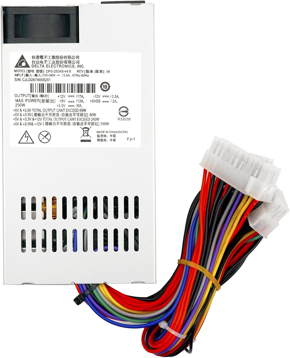 250W Power Supply Replacement for Delta DPS-250AB-44B 1Uflex Server NAS Host Power Supply 250W Power Supply Replacement for Delta DPS-250AB-44B 1Uflex Server NAS Host Power Supply
