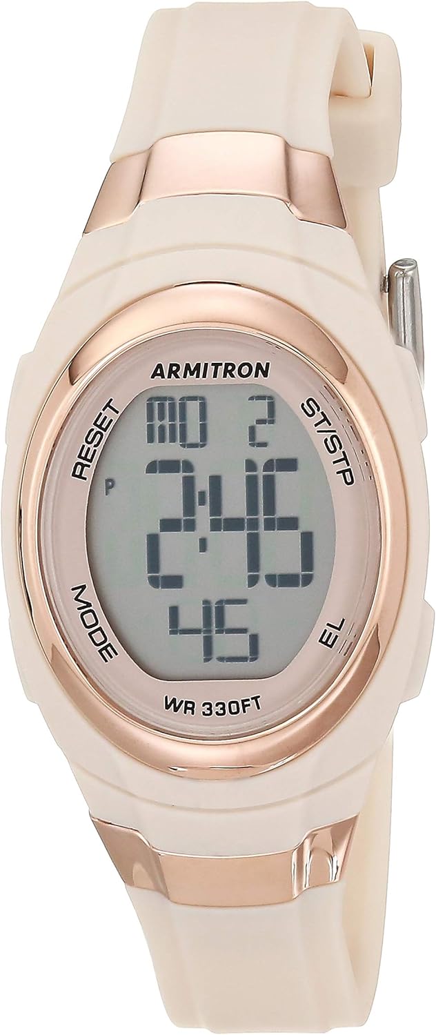 Armitron Sport Women’s Digital Chronograph Resin Strap Watch, 45/7034 Armitron Sport Women’s Digital Chronograph Resin Strap Watch, 45/7034