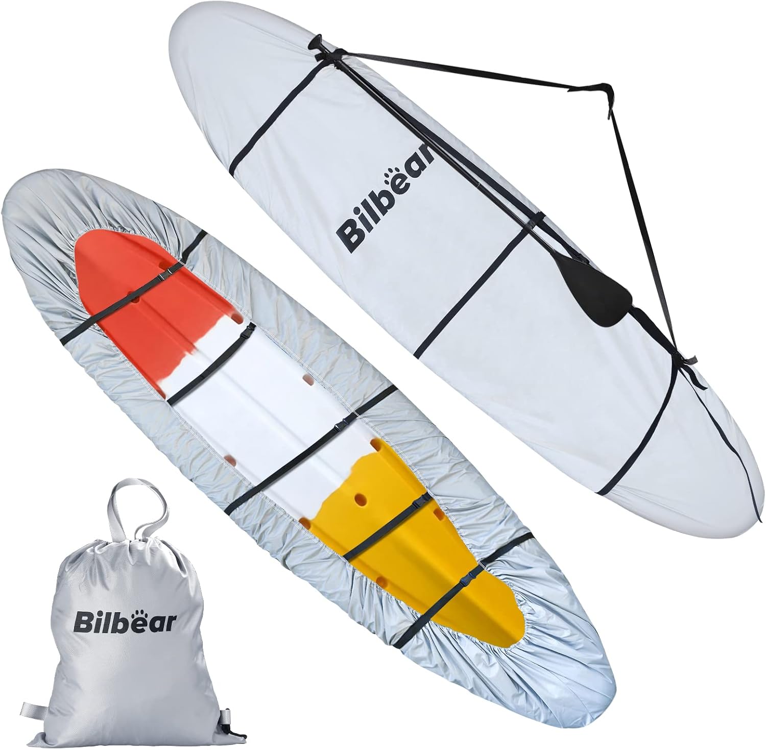 420D 5 Traps Kayak Cover Waterproof Canoe Cover Fishing Boat Cover UV Protection Paddle Board Cover,Dust Cover Sunblock Shield Protector Kayak Accessories for Indoor/Outdoor Storage 11.8-13.1ft 420D 5 Traps Kayak Cover Waterproof Canoe Cover Fishing Boat Cover UV Protection Paddle Board Cover,Dust Cover Sunblock Shield Protector Kayak Accessories for Indoor/Outdoor Storage 11.8-13.1ft