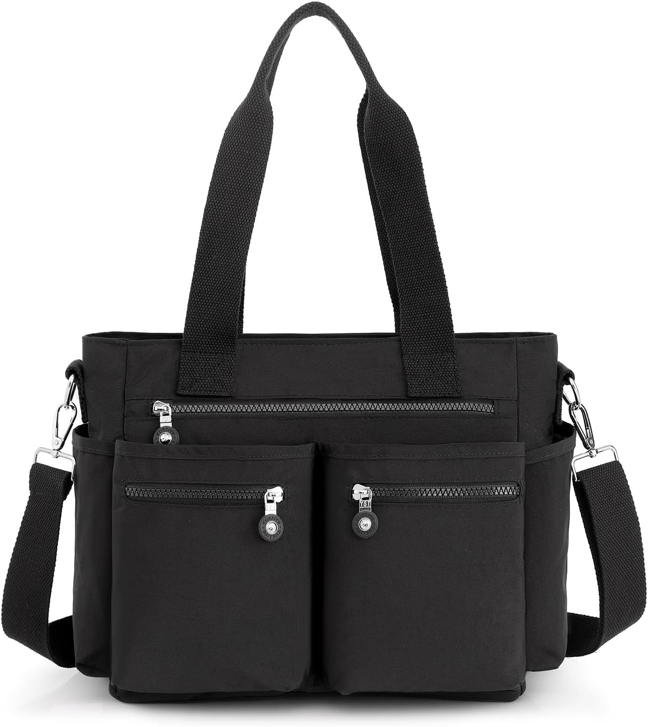 Casual Tote Bag for Women with Multiple Pockets Nylon Crossbody Shoulder Bag Everything Bag Handbag for Work Travel Out Casual Tote Bag for Women with Multiple Pockets Nylon Crossbody Shoulder Bag Everything Bag Handbag for Work Travel Out