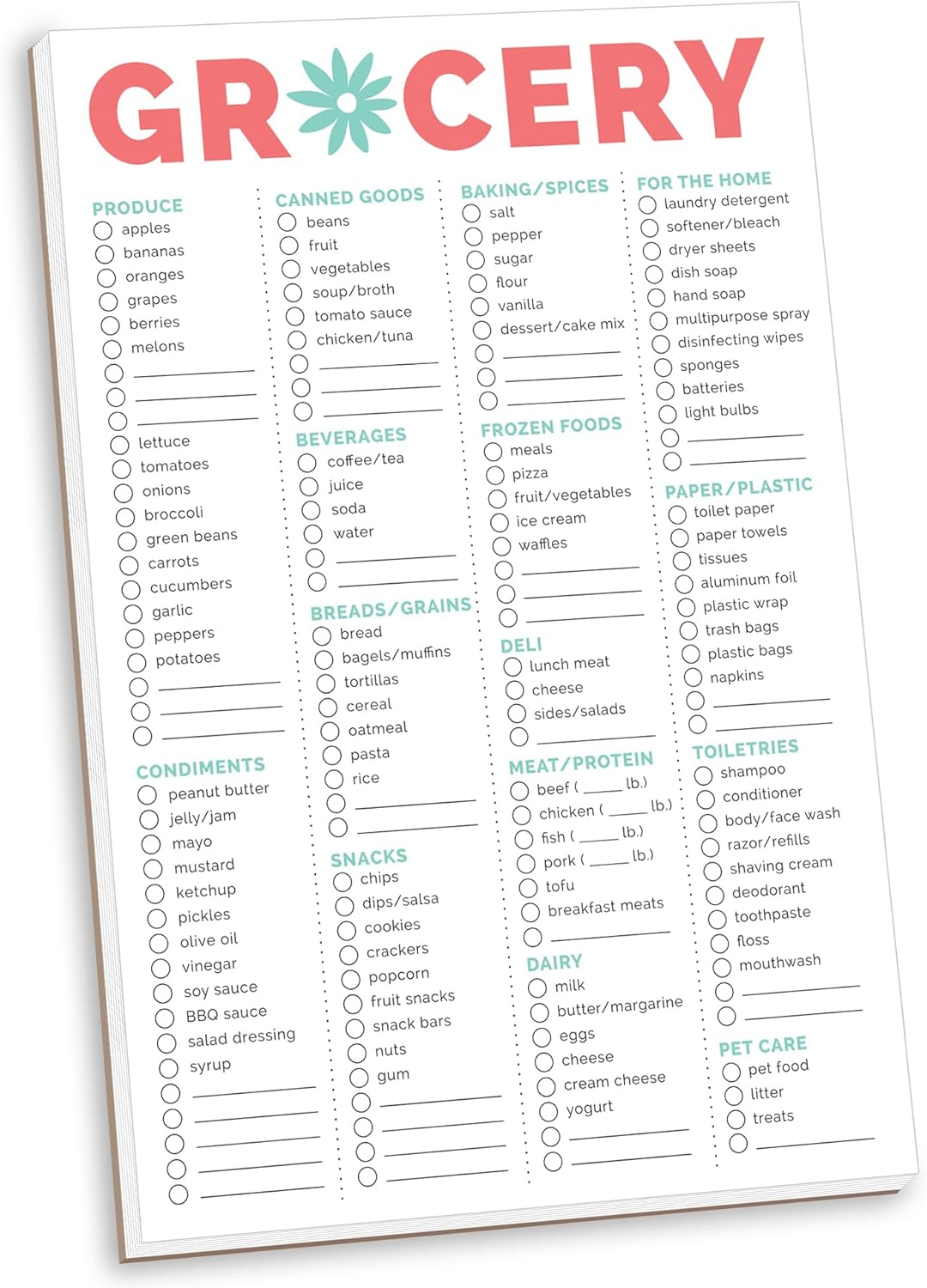 bloom daily planners Magnetic Grocery Shopping List To-Do Pad – Weekly Planning Food Organizer / Tear-Off Notepad Hanging Checklist for Fridge – 6” x 9” bloom daily planners Magnetic Grocery Shopping List To-Do Pad – Weekly Planning Food Organizer / Tear-Off Notepad Hanging Checklist for Fridge – 6” x 9”