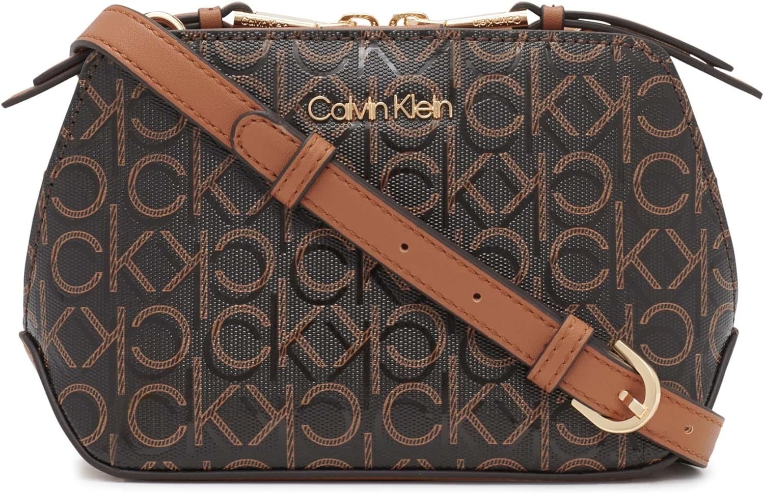 Calvin Klein Women’s Lucy Triple Compartment Crossbody Calvin Klein Women’s Lucy Triple Compartment Crossbody
