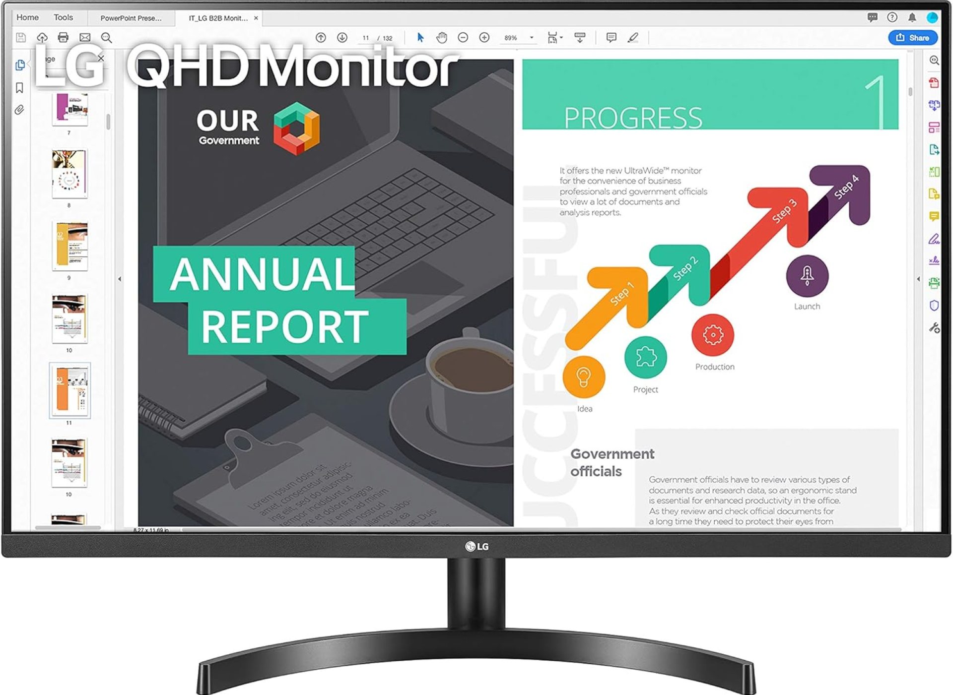 LG QHD 32-Inch Computer Monitor 32QN600-B, IPS with HDR 10 Compatibility and AMD FreeSync, Black LG QHD 32-Inch Computer Monitor 32QN600-B, IPS with HDR 10 Compatibility and AMD FreeSync, Black