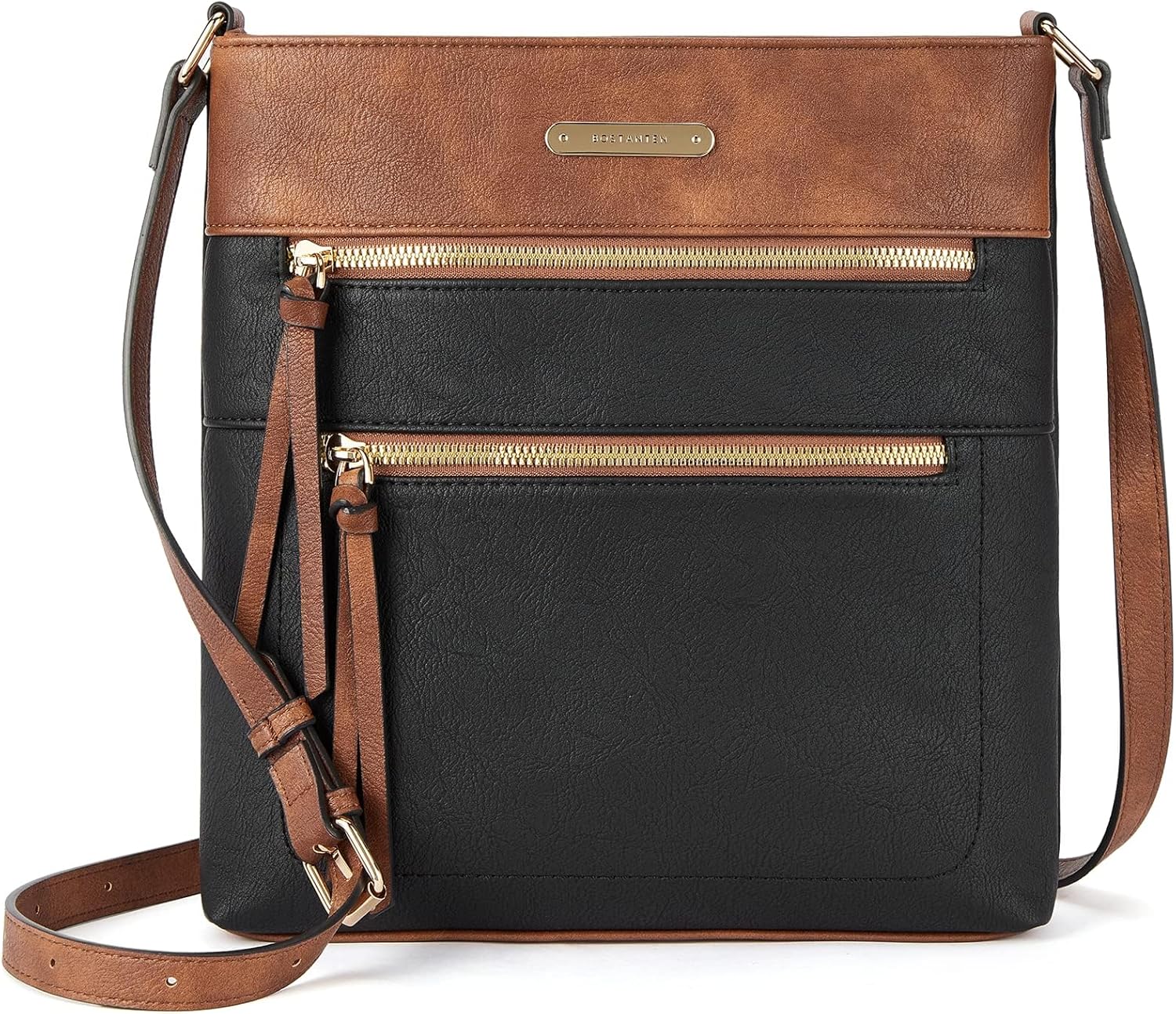 BOSTANTEN Crossbody Bags Purses for Women Trendy Soft Leather Shoulder Handbags with Adjustable Strap Zipper Pocket BOSTANTEN Crossbody Bags Purses for Women Trendy Soft Leather Shoulder Handbags with Adjustable Strap Zipper Pocket
