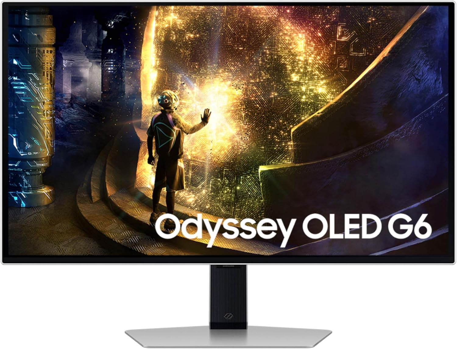 SAMSUNG 27” Odyssey OLED G6 (G61SD) QHD 240Hz 0.03ms FreeSync Premium Pro Gaming Monitor with Sleek Metal Design SAMSUNG 27” Odyssey OLED G6 (G61SD) QHD 240Hz 0.03ms FreeSync Premium Pro Gaming Monitor with Sleek Metal Design